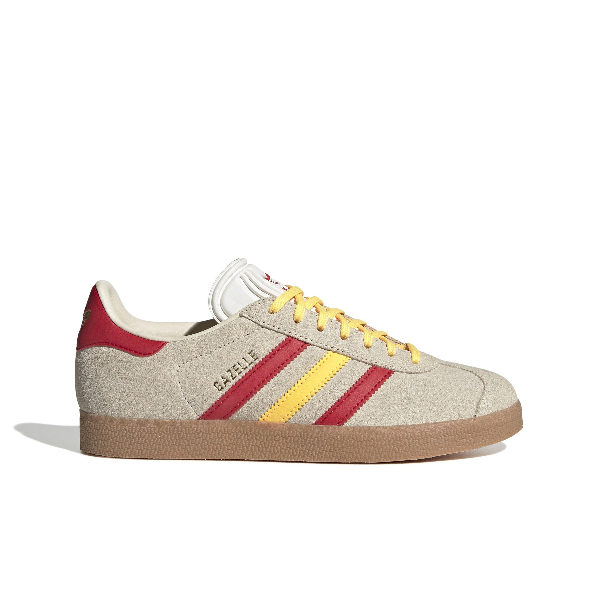 adidas Originals Gazelle Women's "Wonder White/Spark/Better Scarlet" Shoe