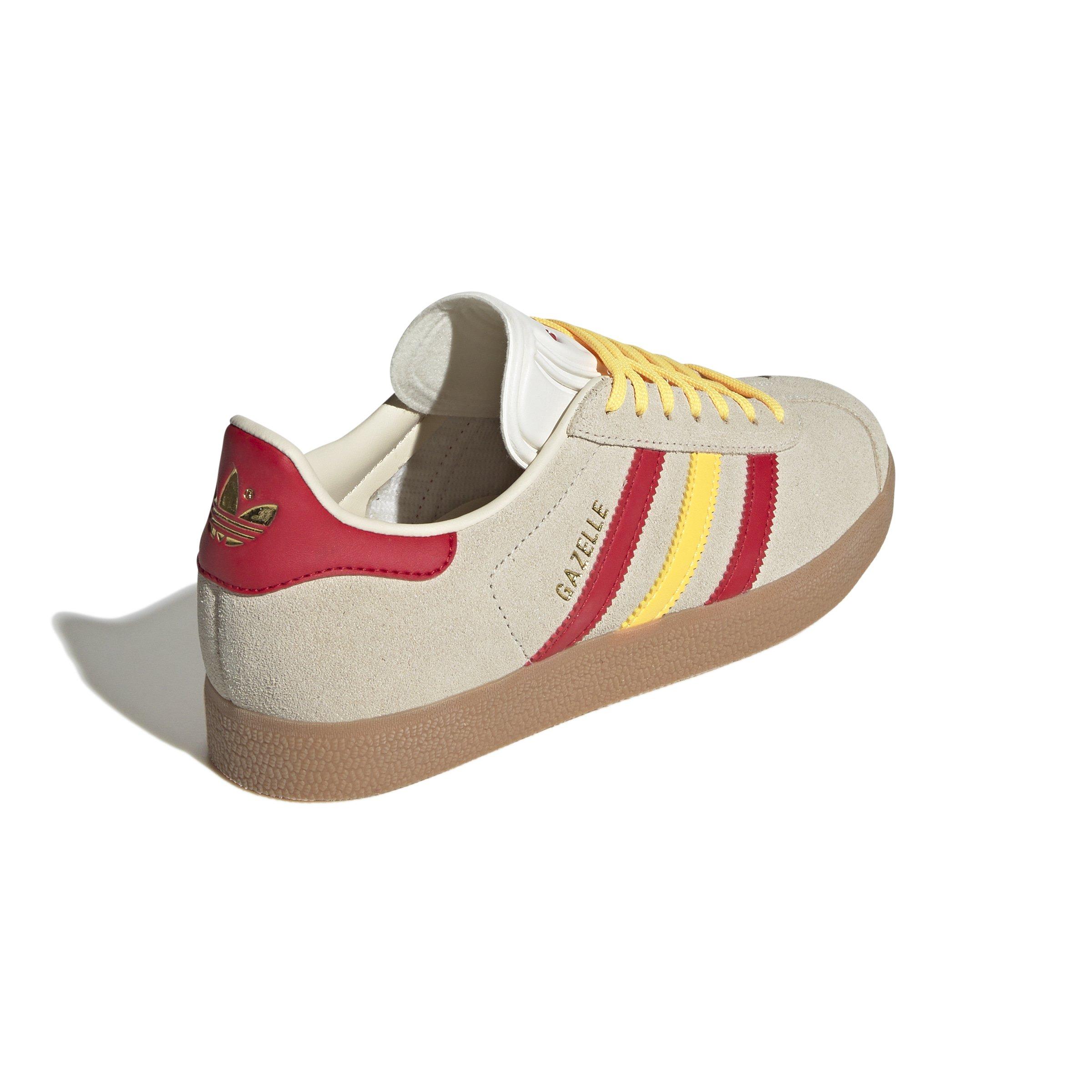 adidas Originals Gazelle Women's "Wonder White/Spark/Better Scarlet" Shoe