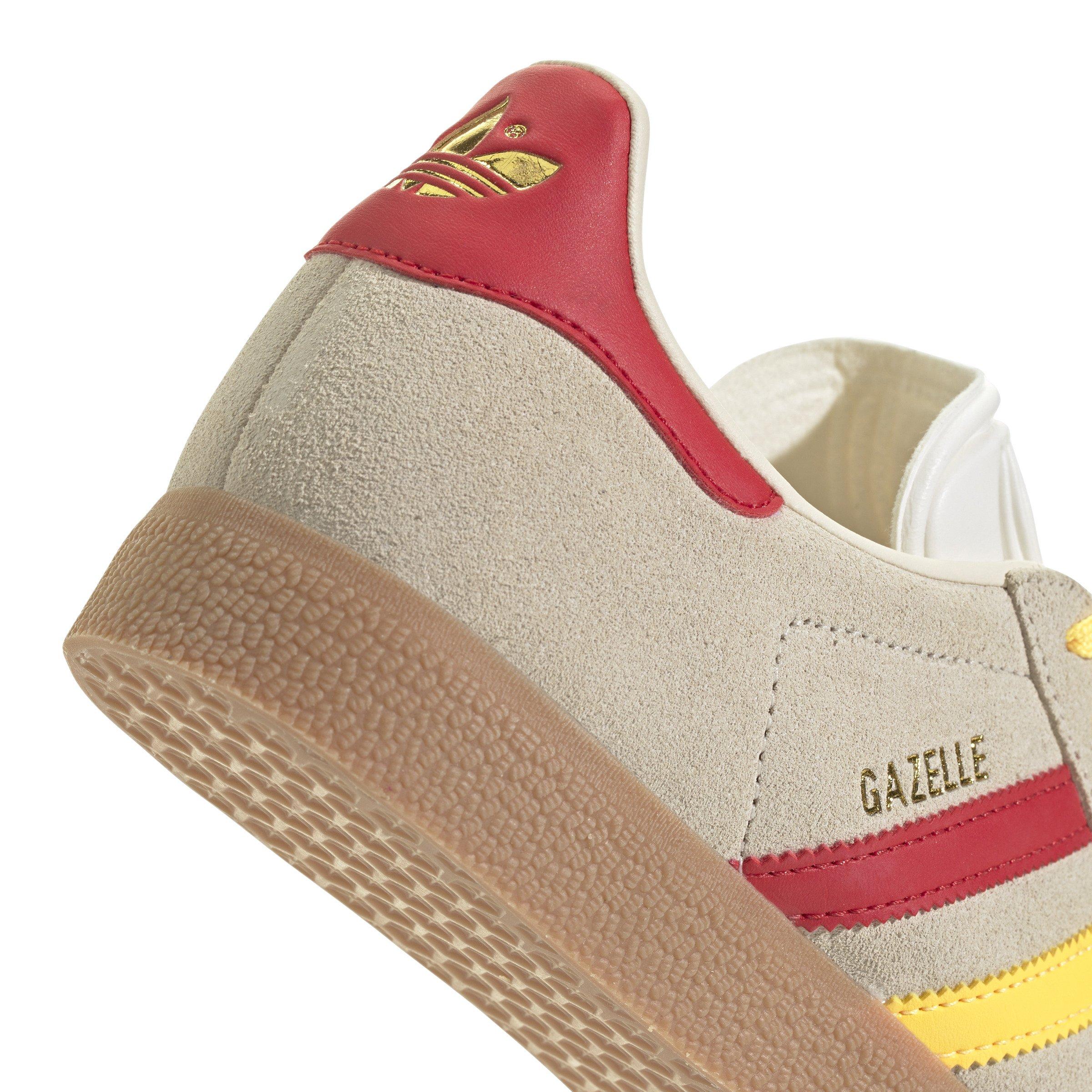 adidas Originals Gazelle Women's "Wonder White/Spark/Better Scarlet" Shoe