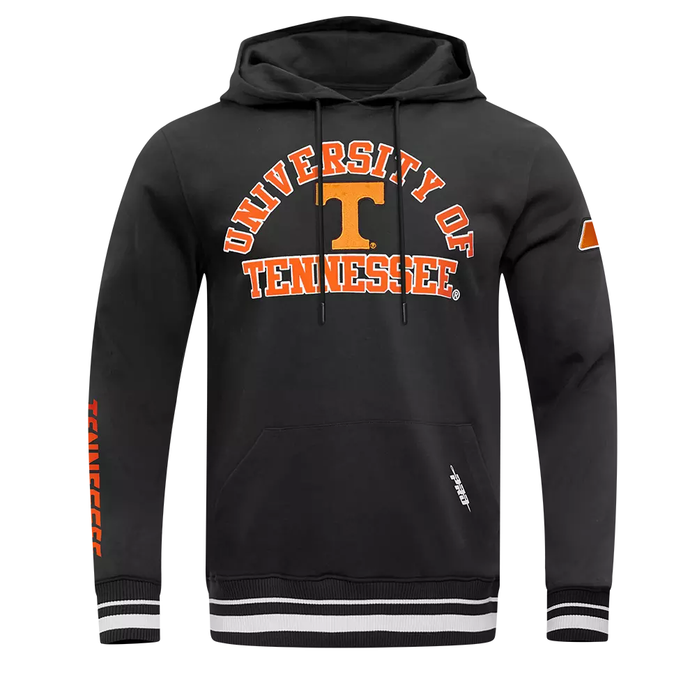 Pro Standard Men's NCAA University of Tennessee Fleece​ Hoodie -Black - BLACK