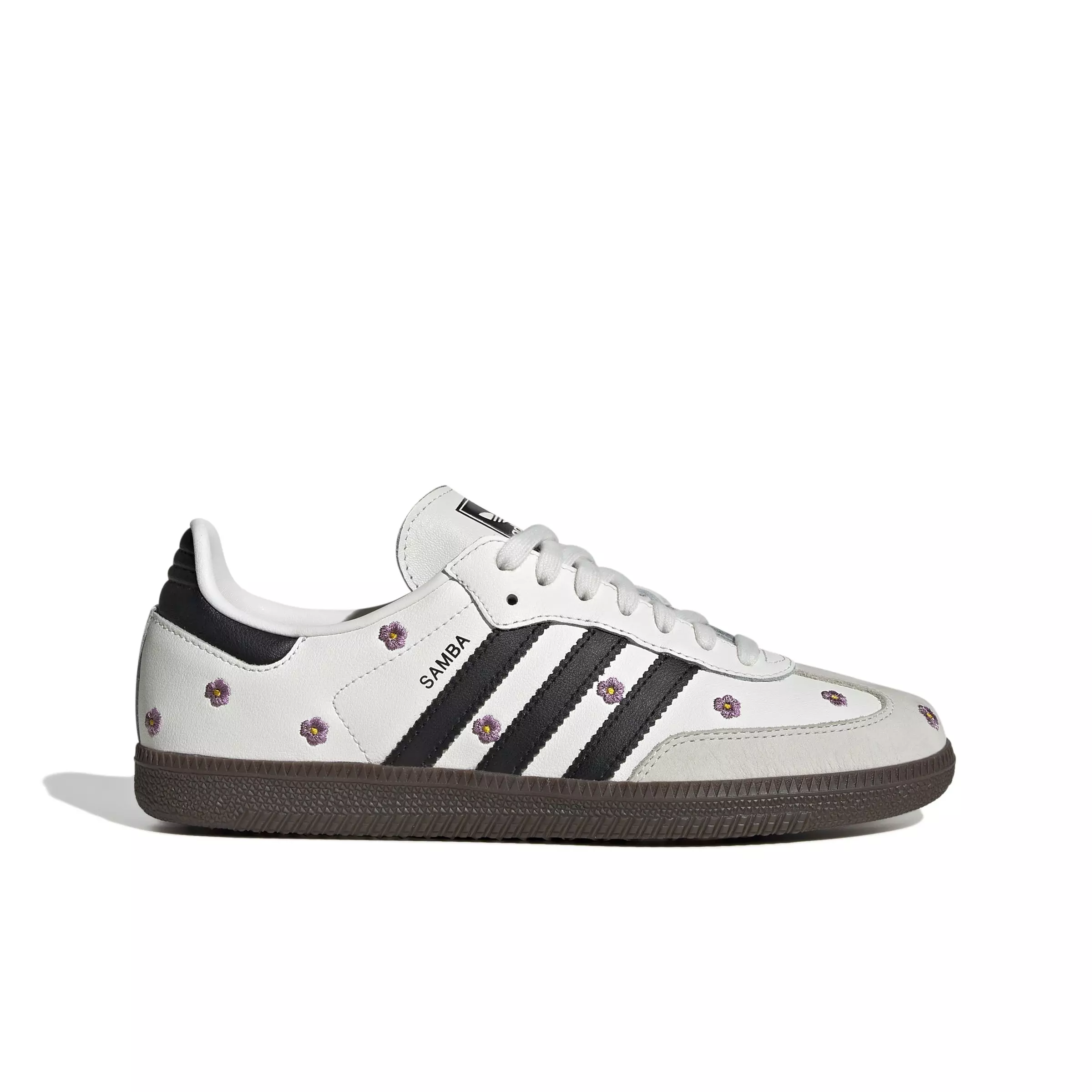 adidas Originals Samba OG "Cloud White/Core Black/Gum 5" Women's Shoe - WHITE/BLACK/GUM