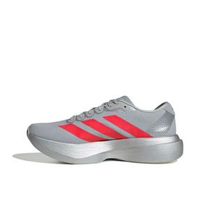 adidas Adizero EVO SL "Silver Metallic/Lucid Red/Iron Metallic" Men's Running Shoe - SILVER/RED/IRON