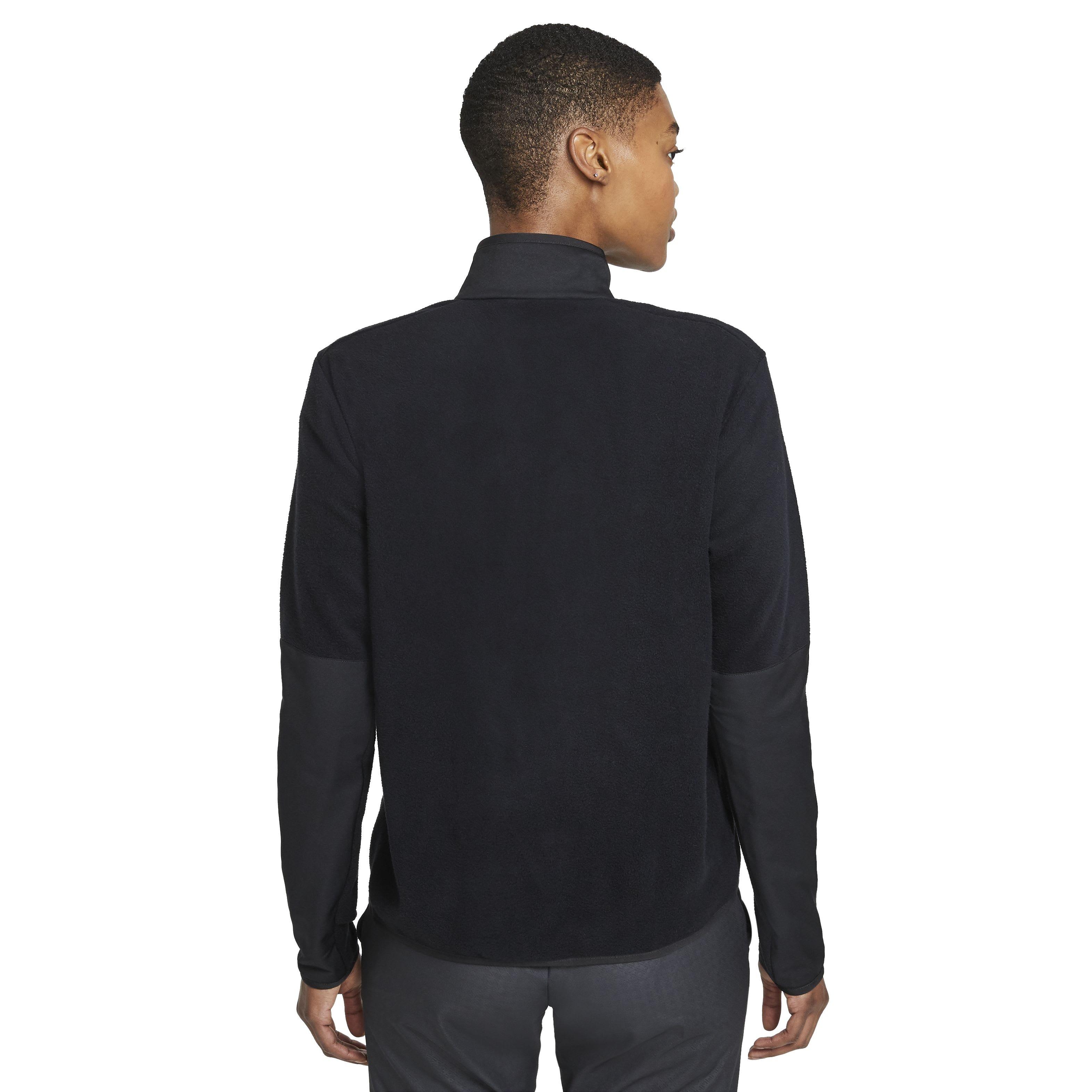 Nike Women's Therma-FIT Victory Long-Sleeve 1/2-Zip Golf Top -Black - BLACK Thumbnail View 2