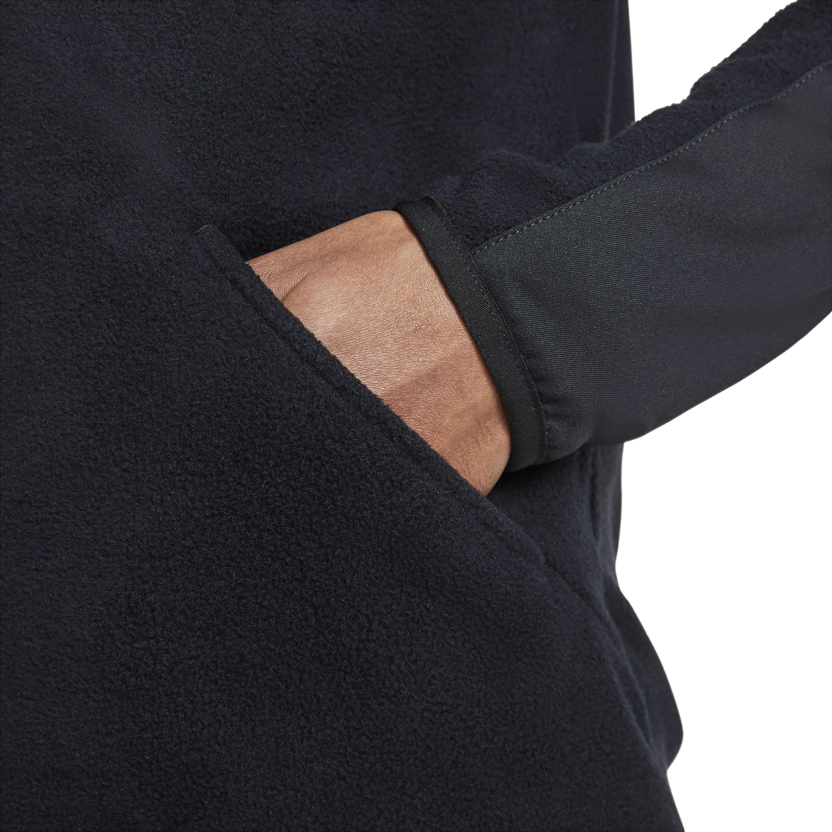 Nike Women's Therma-FIT Victory Long-Sleeve 1/2-Zip Golf Top -Black - BLACK Thumbnail View 5