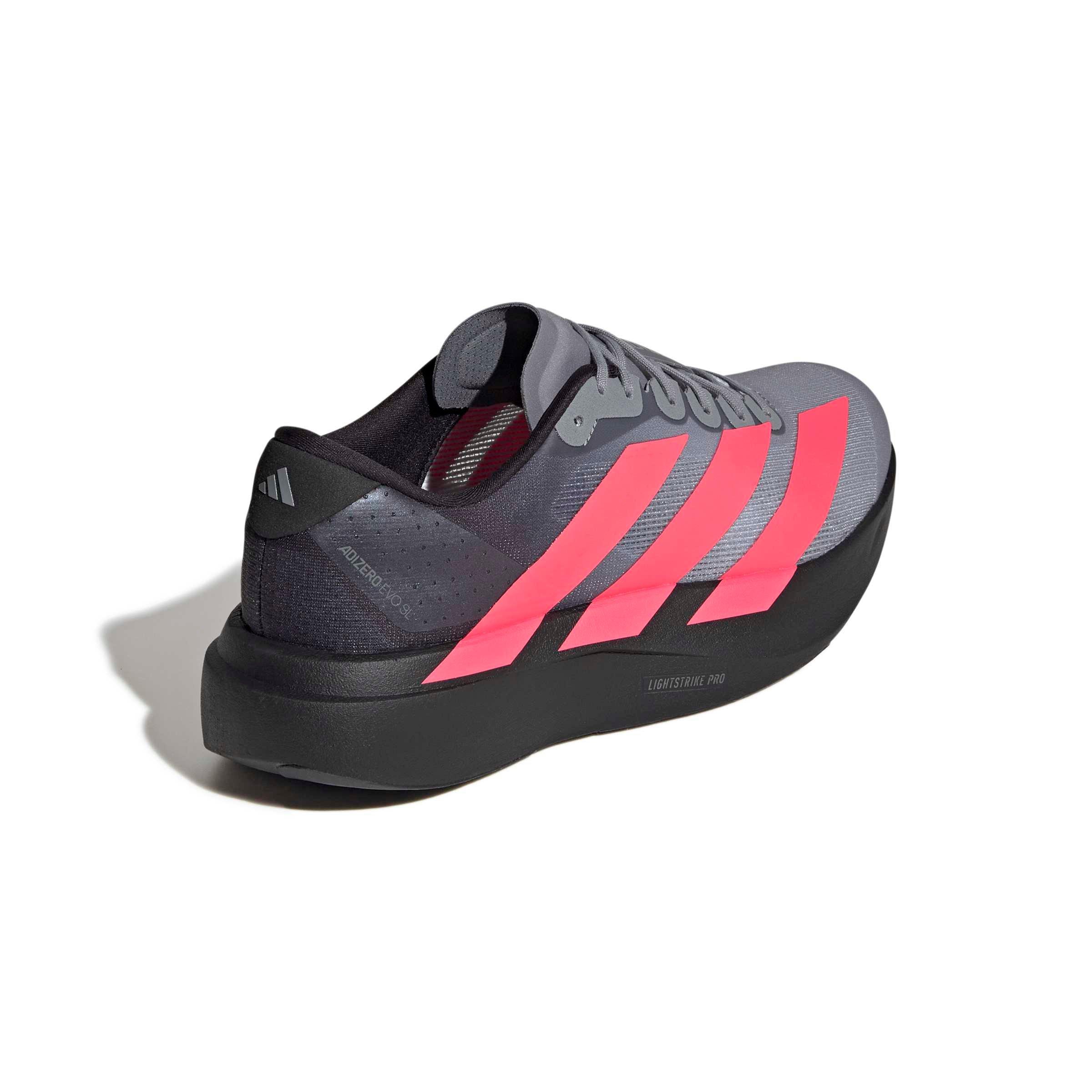 adidas Adizero EVO SL "Core Black/Solar Turbo/Light Onix" Men's Running Shoe - BLACK/TURBO/LT ONIX