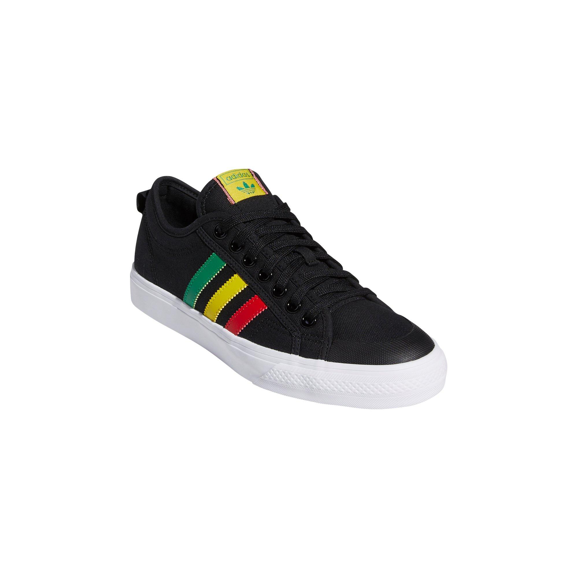 adidas red green yellow stripe