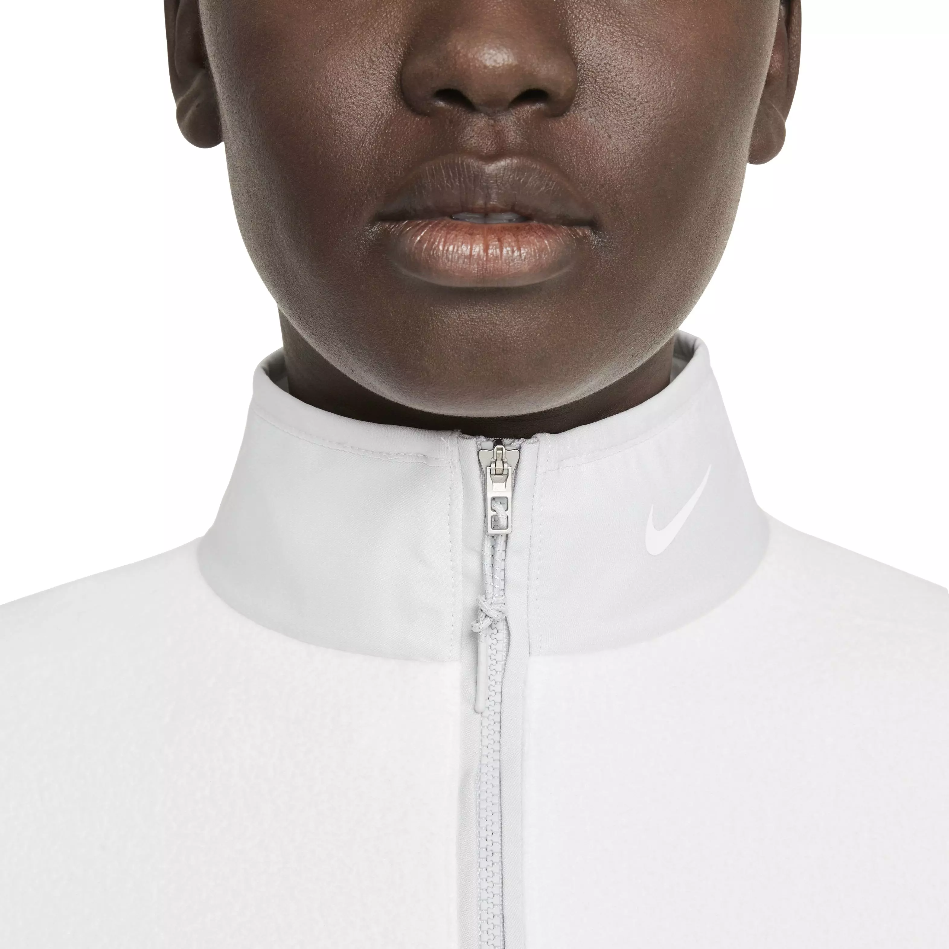 Nike Women's Therma-FIT Victory Long-Sleeve 1/2-Zip Golf Top - White - WHITE