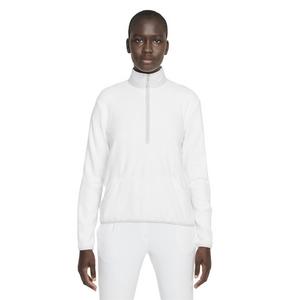 Nike Women's Therma-FIT Victory Long-Sleeve 1/2-Zip Golf Top -White