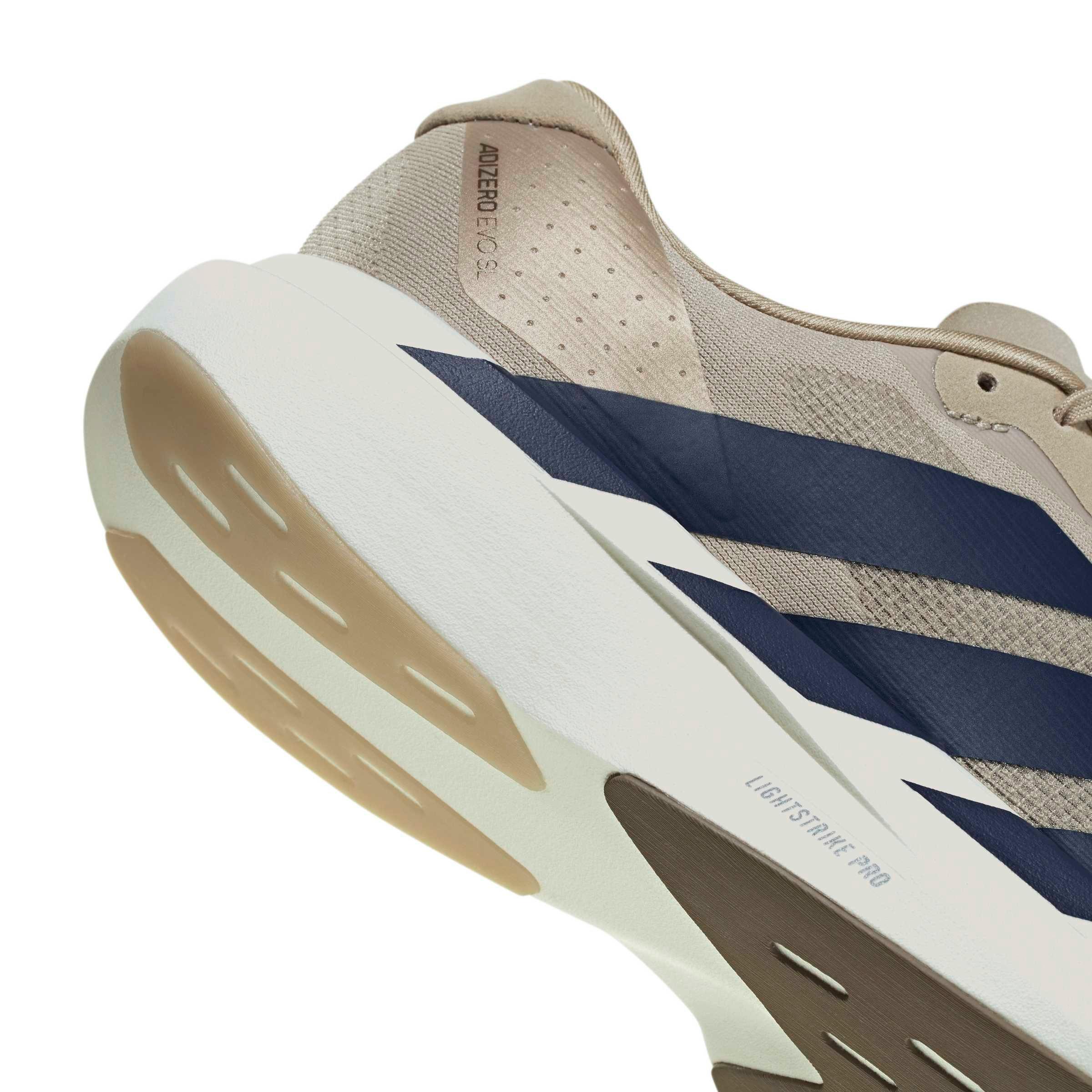 adidas Adizero EVO SL "Khaki Three/Night Indigo/Khaki Six" Men's Running Shoe - KHAKI/INDIGO/KHAKI