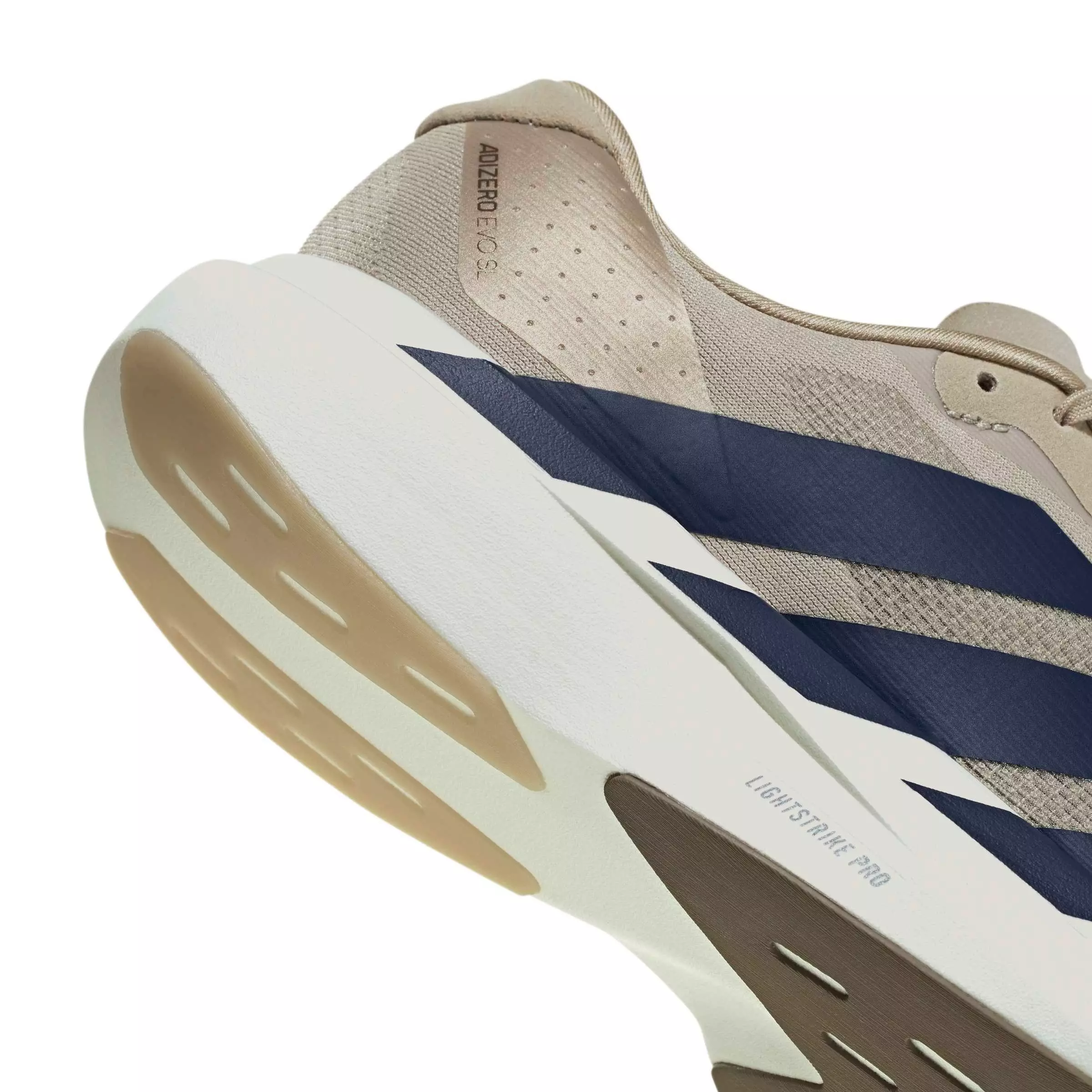 adidas Adizero EVO SL "Khaki Three/Night Indigo/Khaki Six" Men's Running Shoe - KHAKI/INDIGO/KHAKI