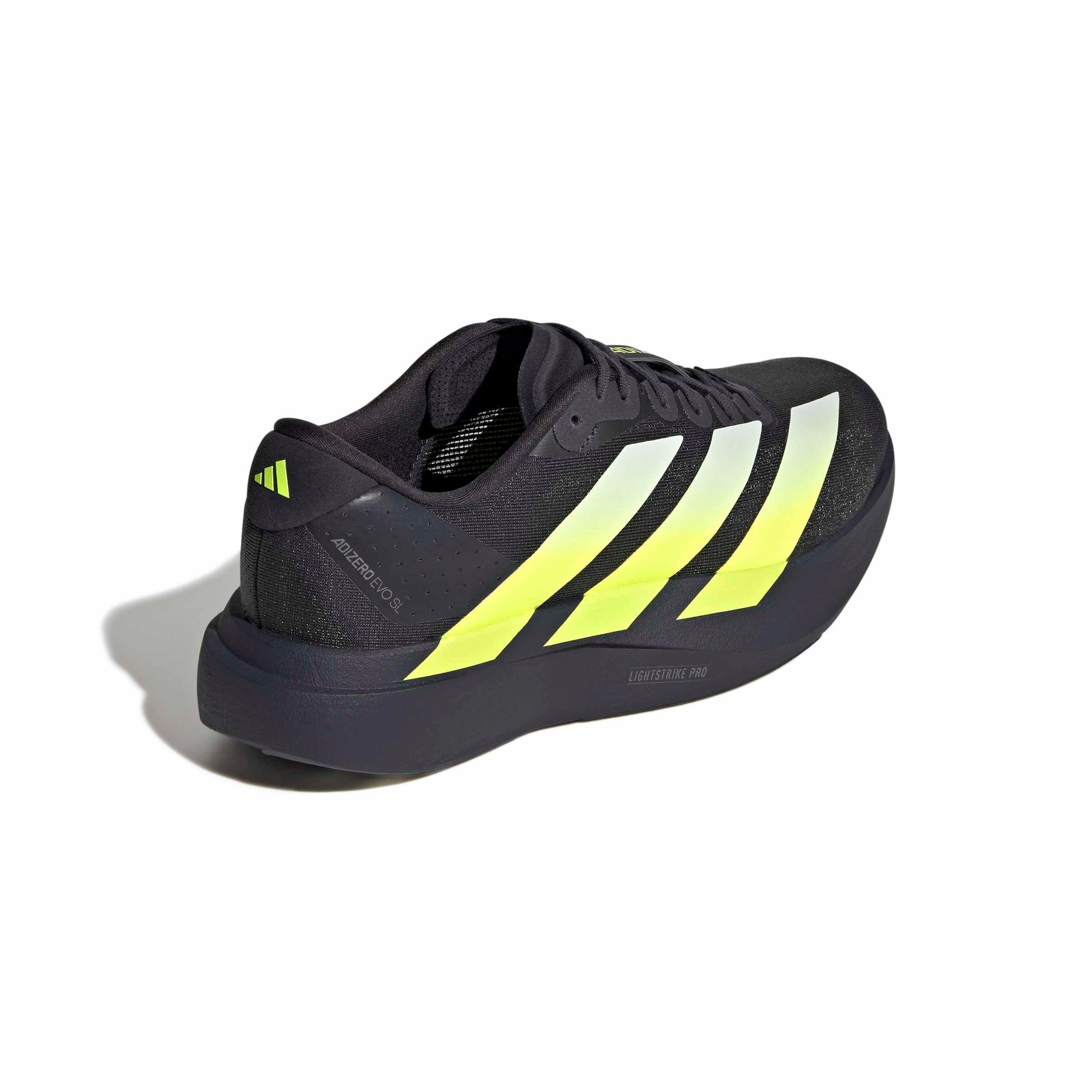 adidas Adizero EVO SL "Night Grey/Solar Yellow/Grey One" Men's Running Shoe - GREY/YELLOW/GREY