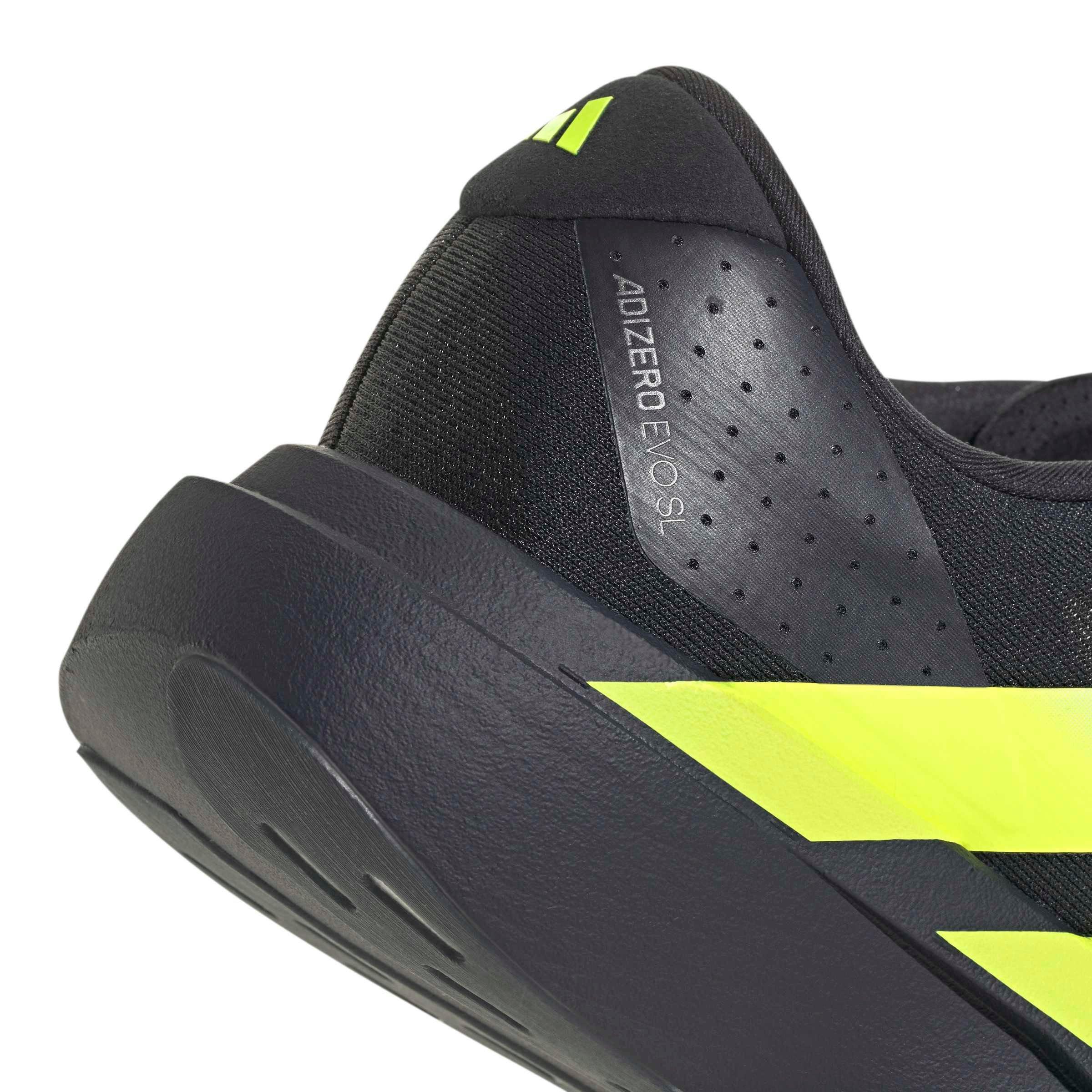 adidas Adizero EVO SL "Night Grey/Solar Yellow/Grey One" Men's Running Shoe - GREY/YELLOW/GREY