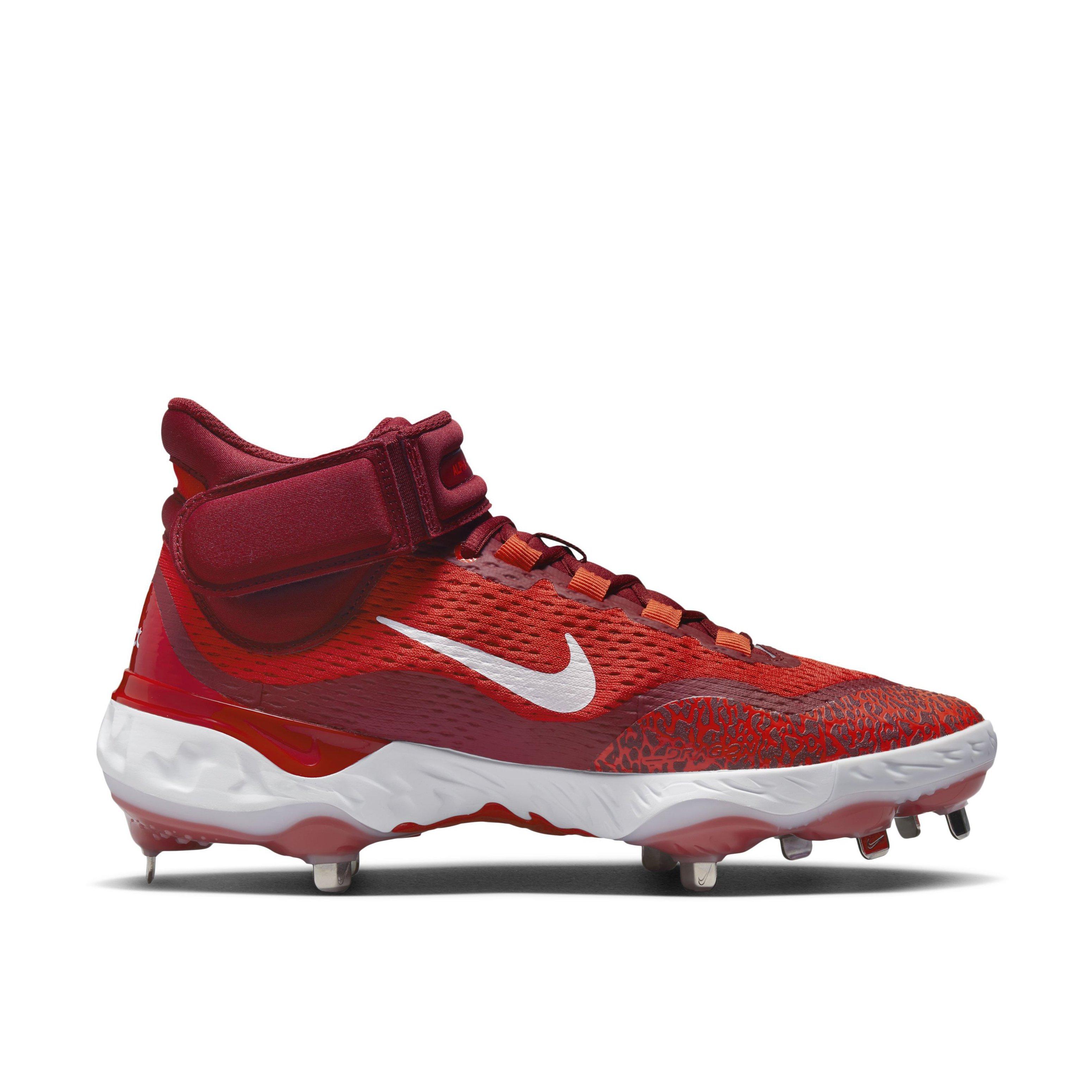 Nike huarache baseball cleats cheap red