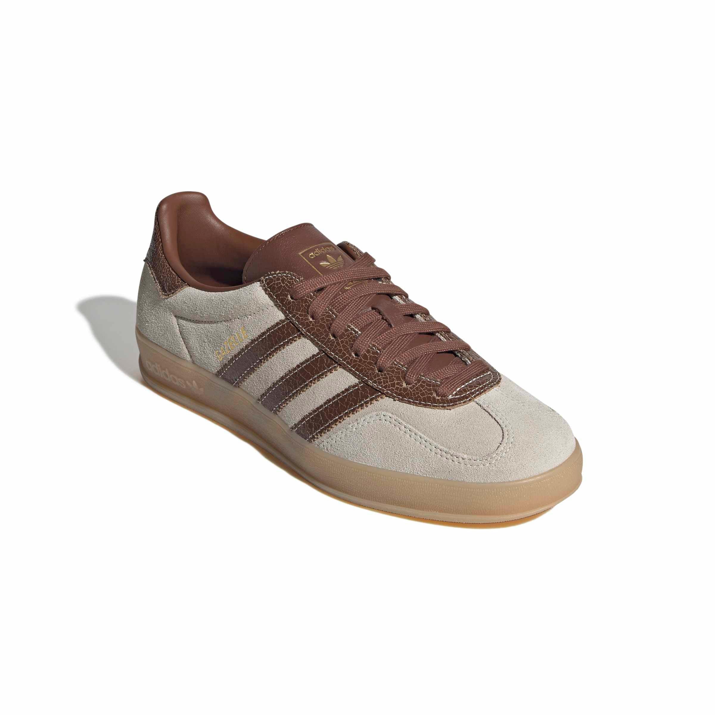 adidas Originals Gazelle Indoor "Off White/Preloved Brown/Gum 4" Men's Shoe - OFF WHITE/BROWN/GUM
