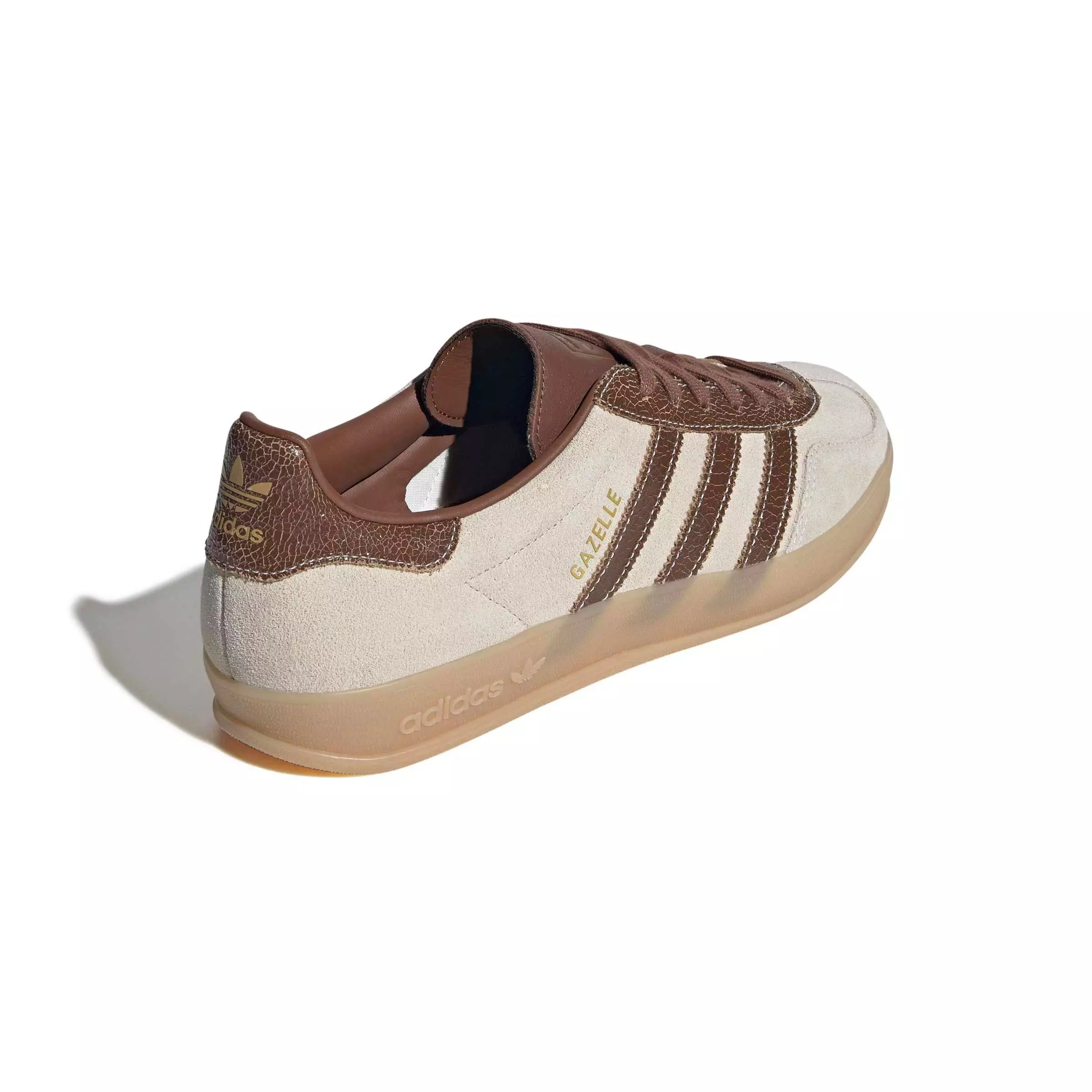 adidas Originals Gazelle Indoor "Off White/Preloved Brown/Gum 4" Men's Shoe - OFF WHITE/BROWN/GUM