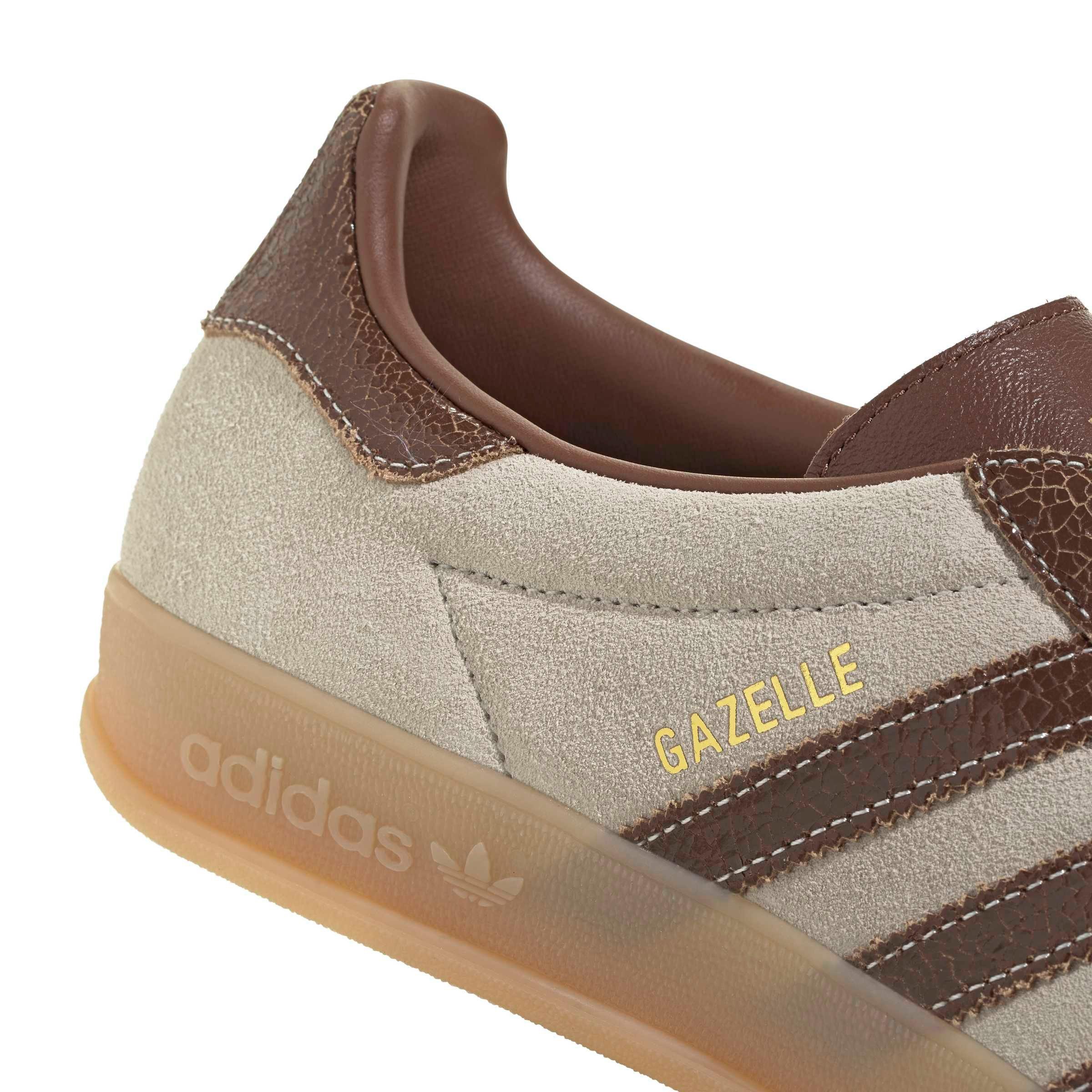 adidas Originals Gazelle Indoor "Off White/Preloved Brown/Gum 4" Men's Shoe - OFF WHITE/BROWN/GUM