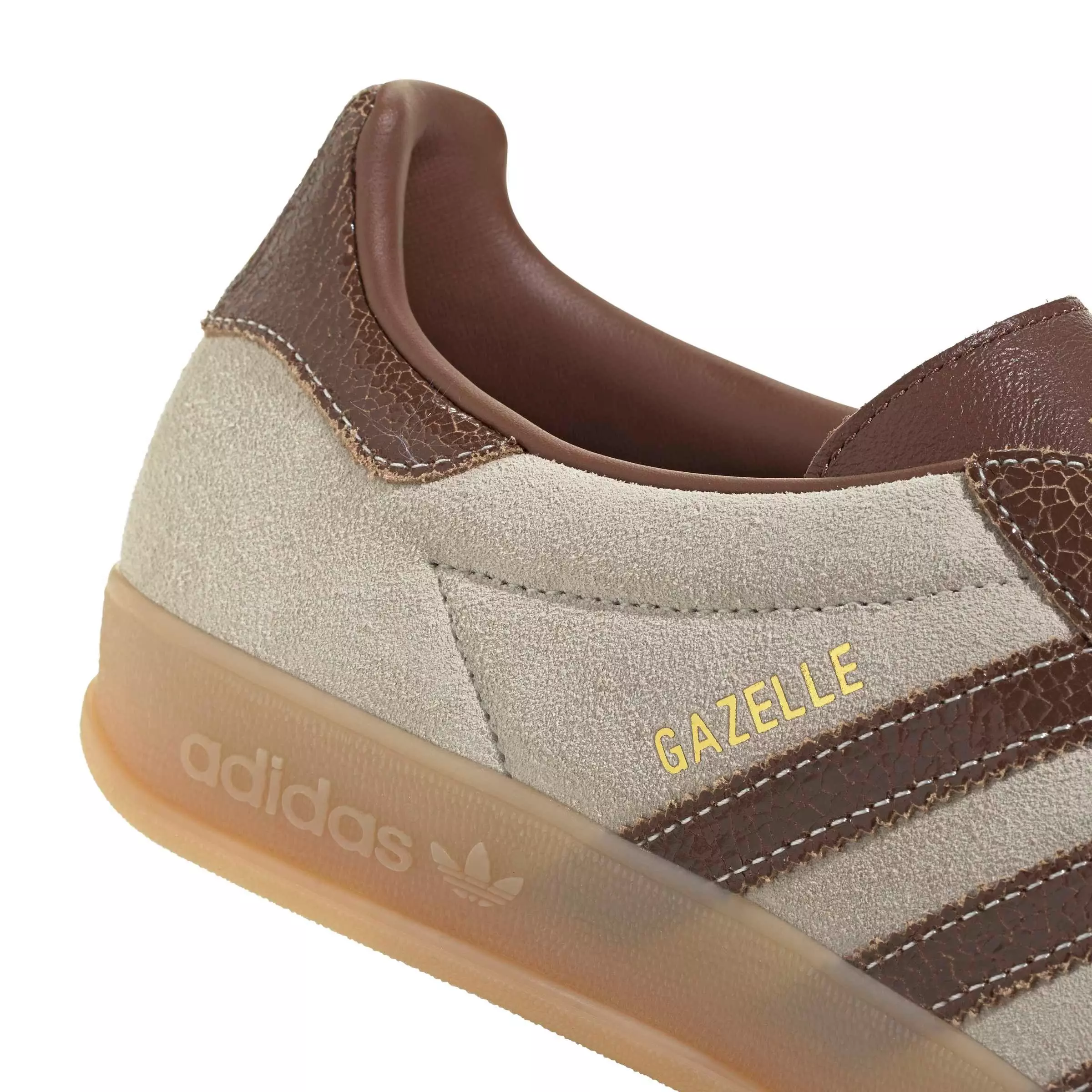 adidas Originals Gazelle Indoor "Off White/Preloved Brown/Gum 4" Men's Shoe - OFF WHITE/BROWN/GUM