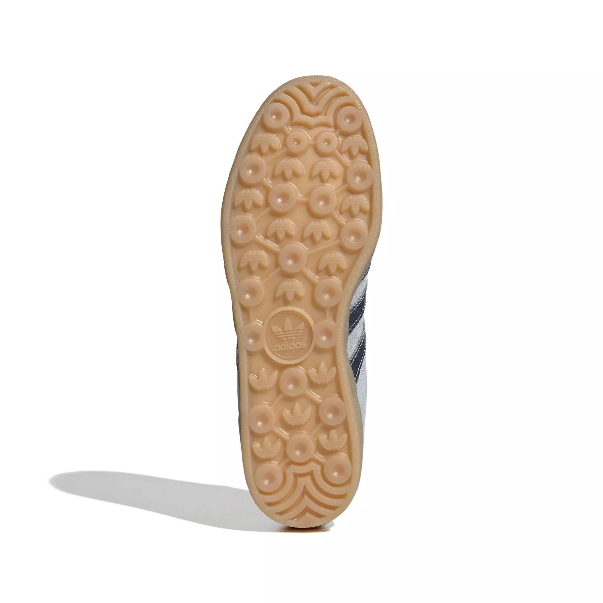 adidas Originals Gazelle Indoor "Halo Silver/Night Indigo/Gum 4" Men's Shoe - SILVER/INDIGO/GUM