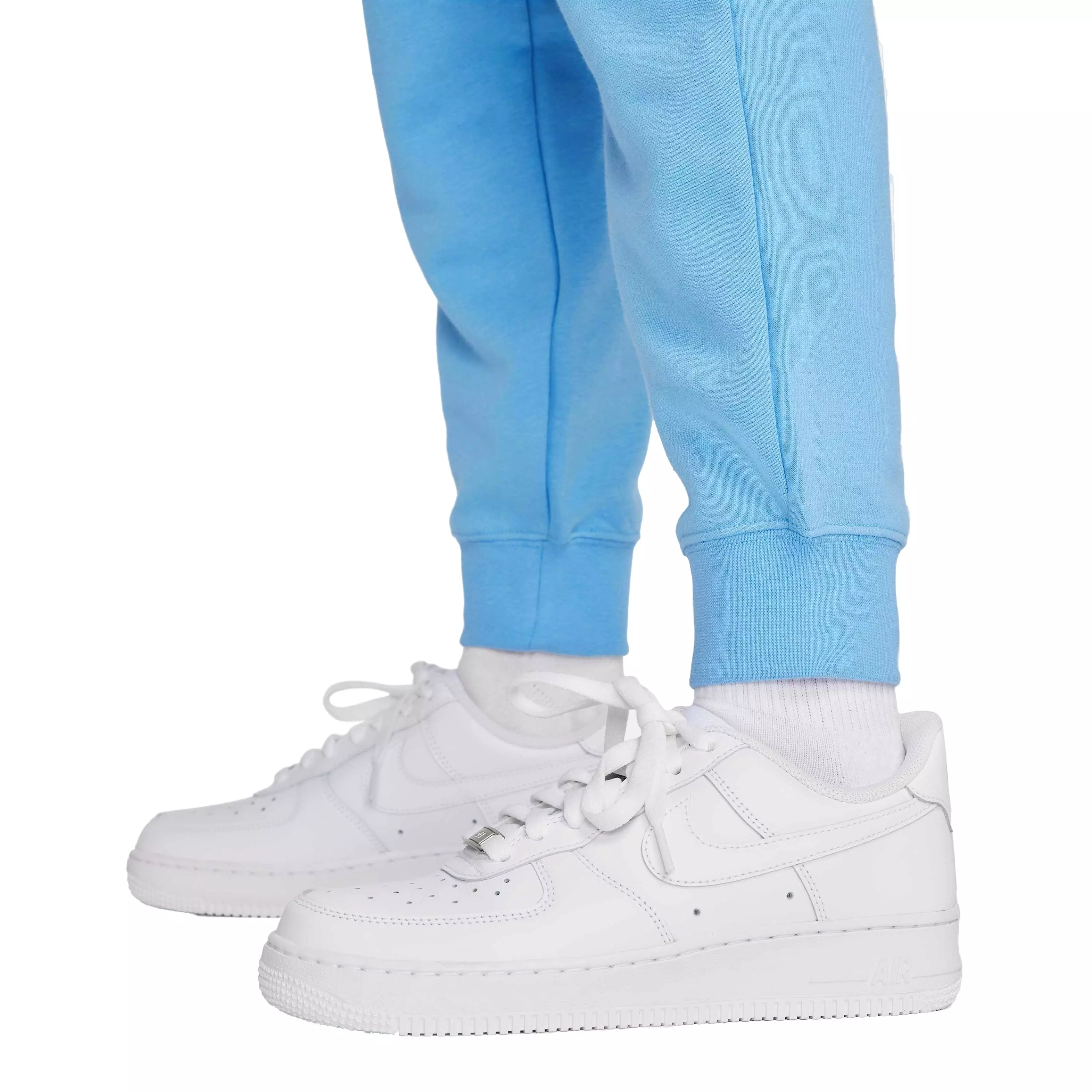 Nike Women's Sportswear​ Club Fleece​ Mid-Rise Standard ​Joggers -Blue - BLUE