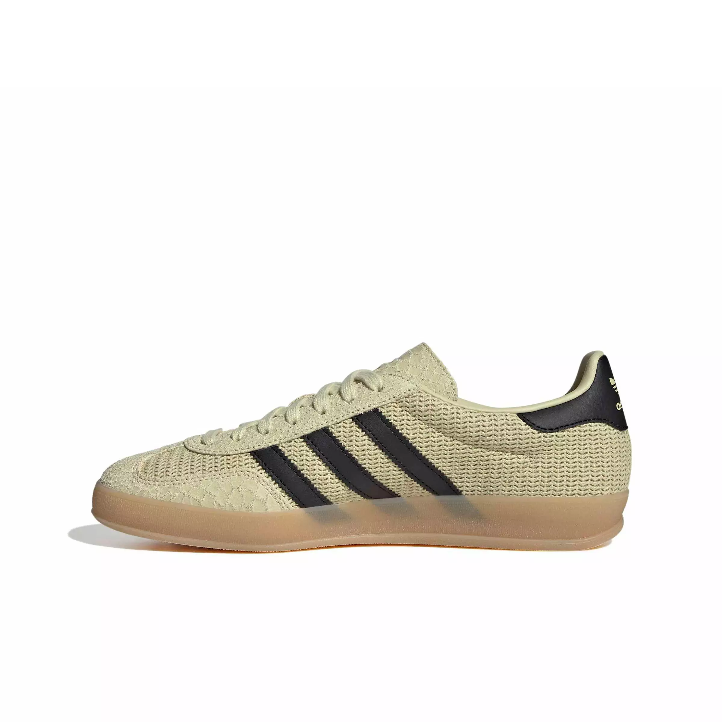 adidas Originals Gazelle Indoor "Dual Yellow/Core Black/Gum 4" Men's Shoe - YELLOW/BLACK/GUM