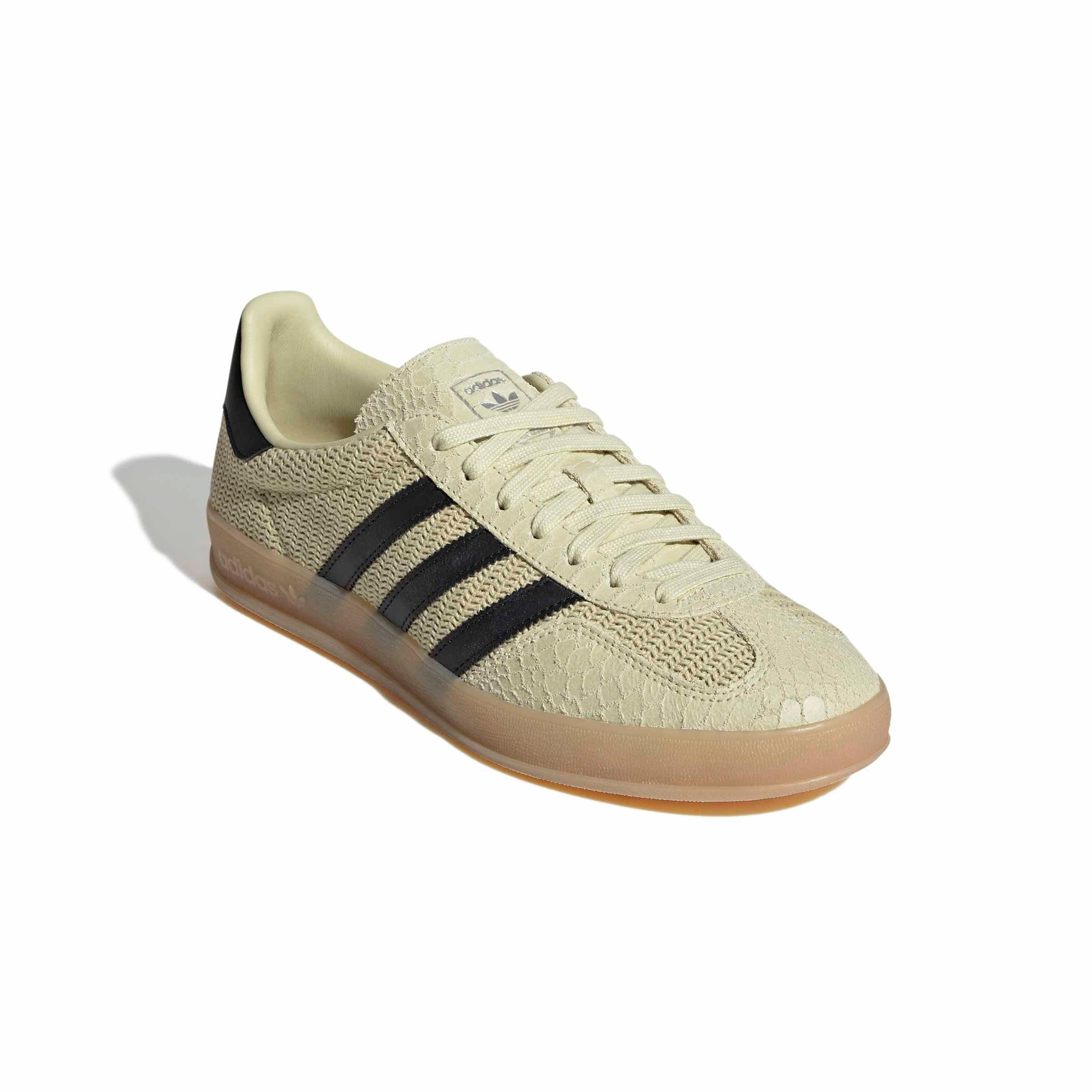 adidas Originals Gazelle Indoor "Dual Yellow/Core Black/Gum 4" Men's Shoe - YELLOW/BLACK/GUM