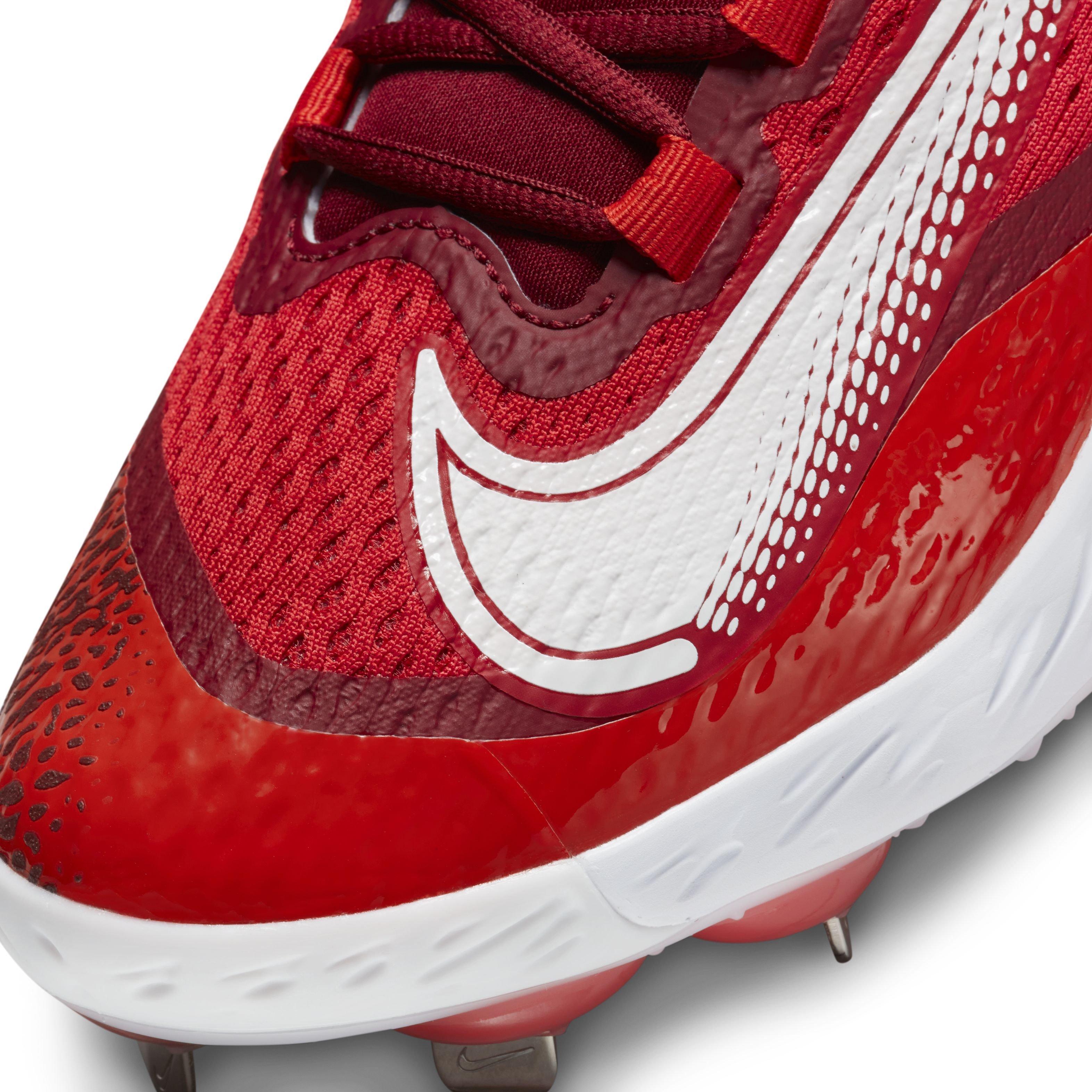 Nike Force Trout 8 Pro MCS University Red/Team Red/Habanero Red/White  Grade School Boys' Baseball Cleat - Hibbett