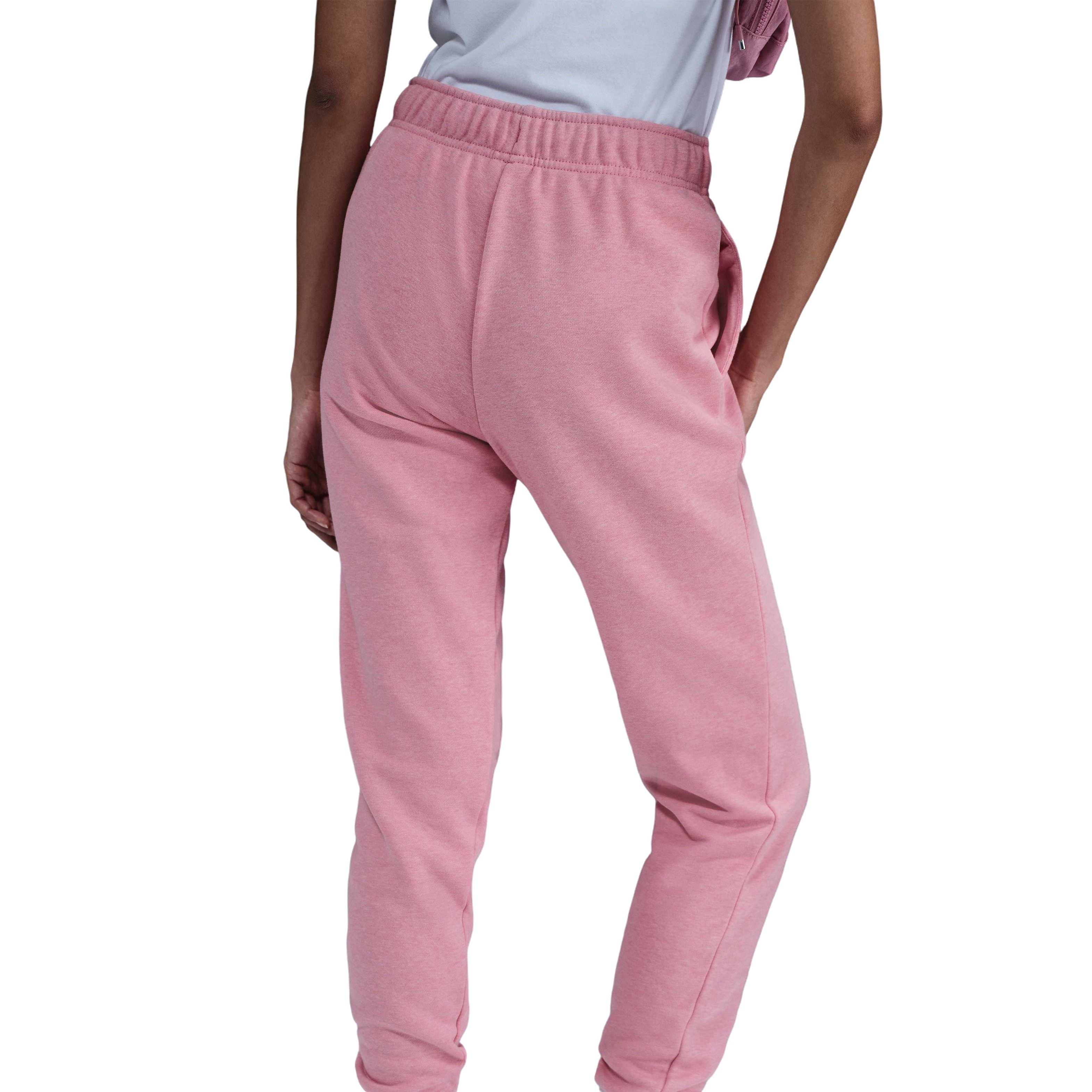 Nike Women's Sportswear Club Fleece Mid-Rise Joggers - Pink - PINK Thumbnail View 2