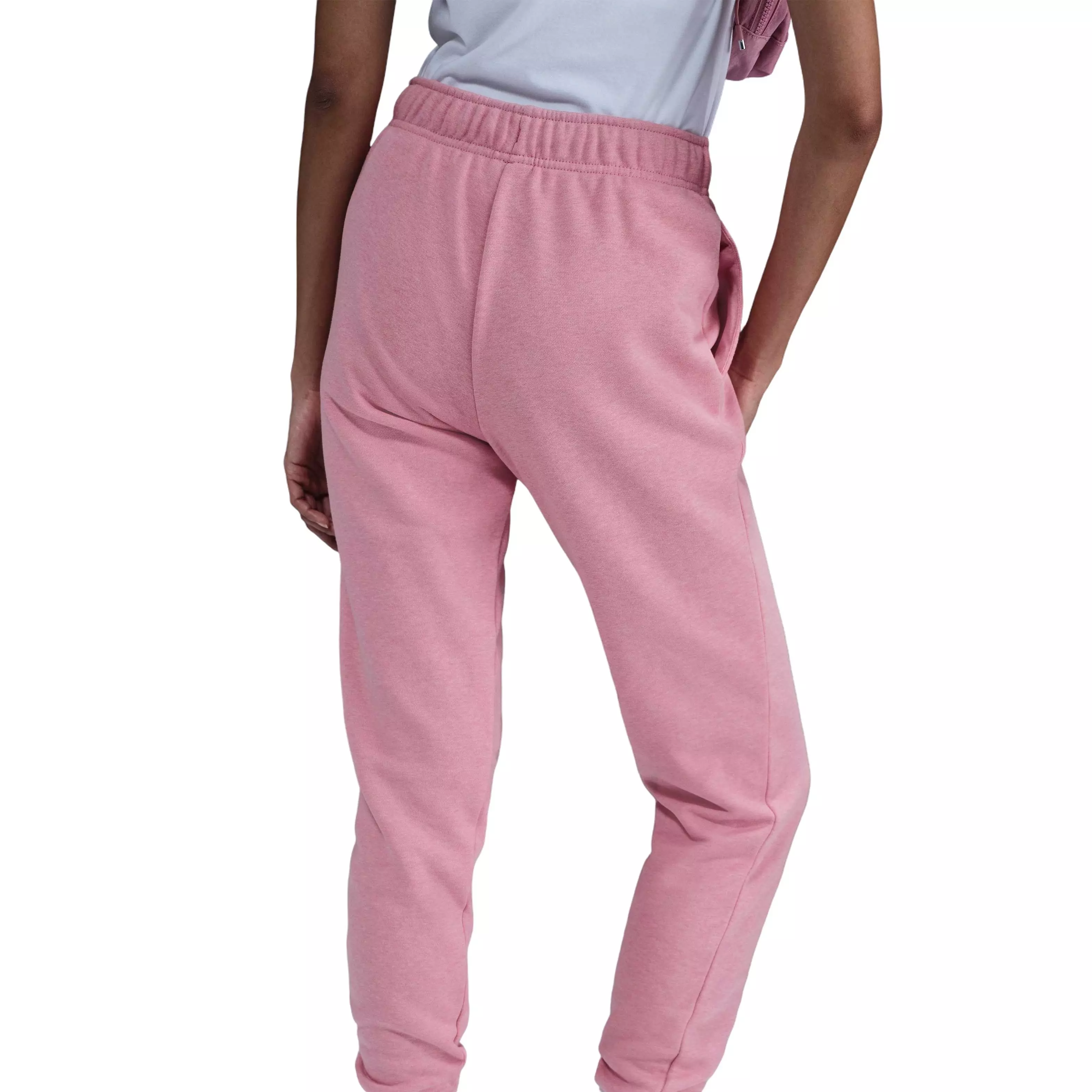 Nike Women's Sportswear Club Fleece Mid-Rise Joggers - Pink - PINK