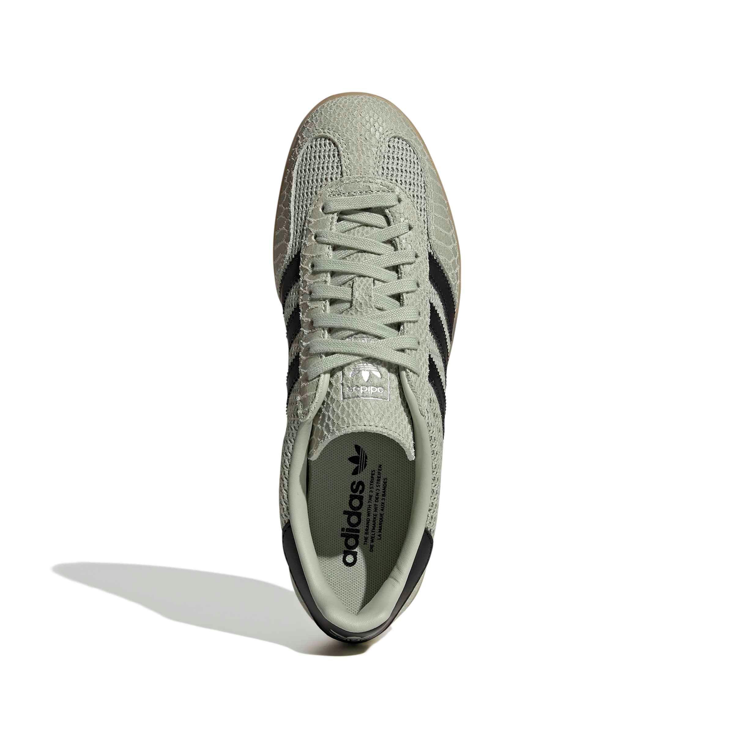 adidas Originals Gazelle Indoor "Halo Green/Core Black/Gum 4" Men's Shoe - GREEN/BLACK/GUM