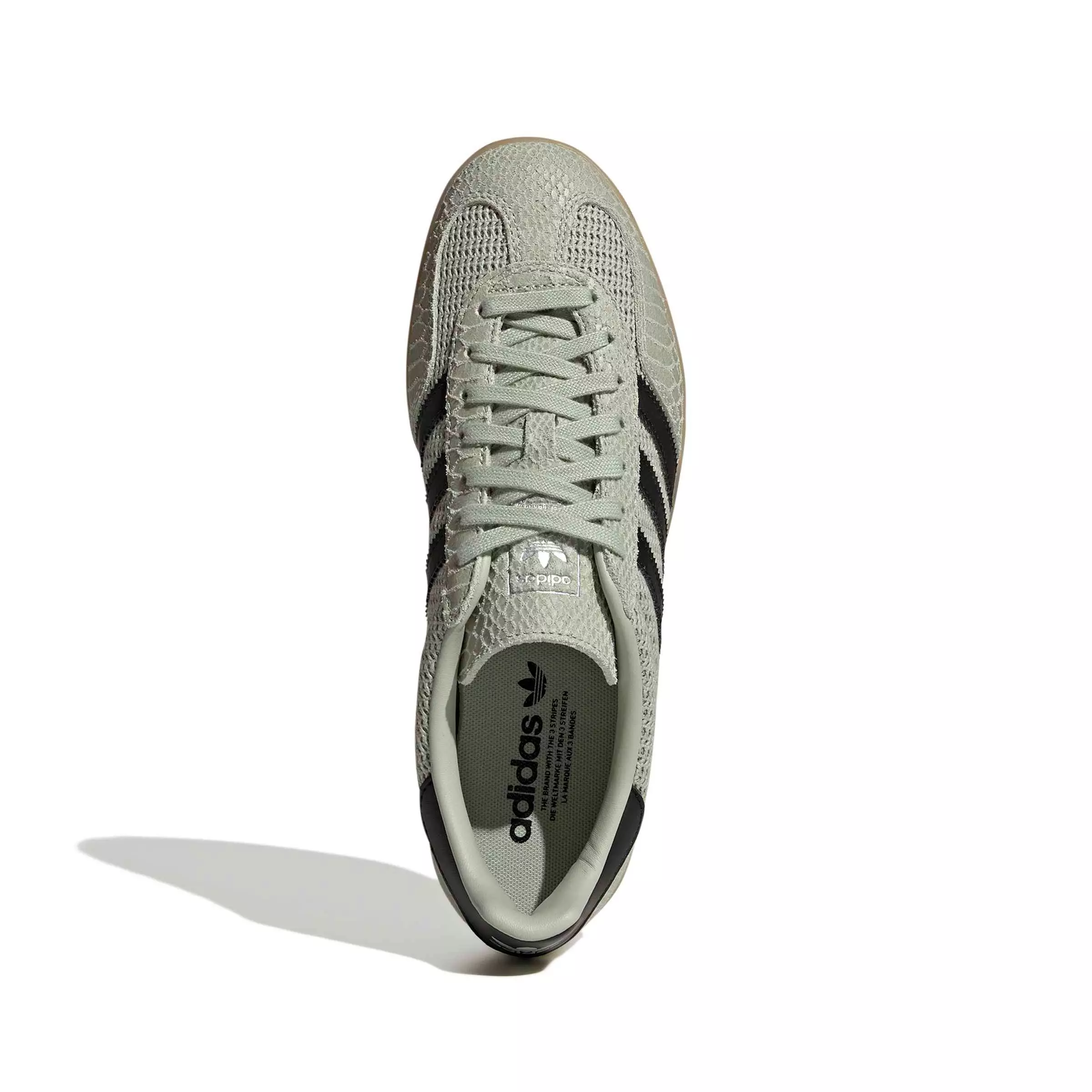 adidas Originals Gazelle Indoor "Halo Green/Core Black/Gum 4" Men's Shoe - GREEN/BLACK/GUM