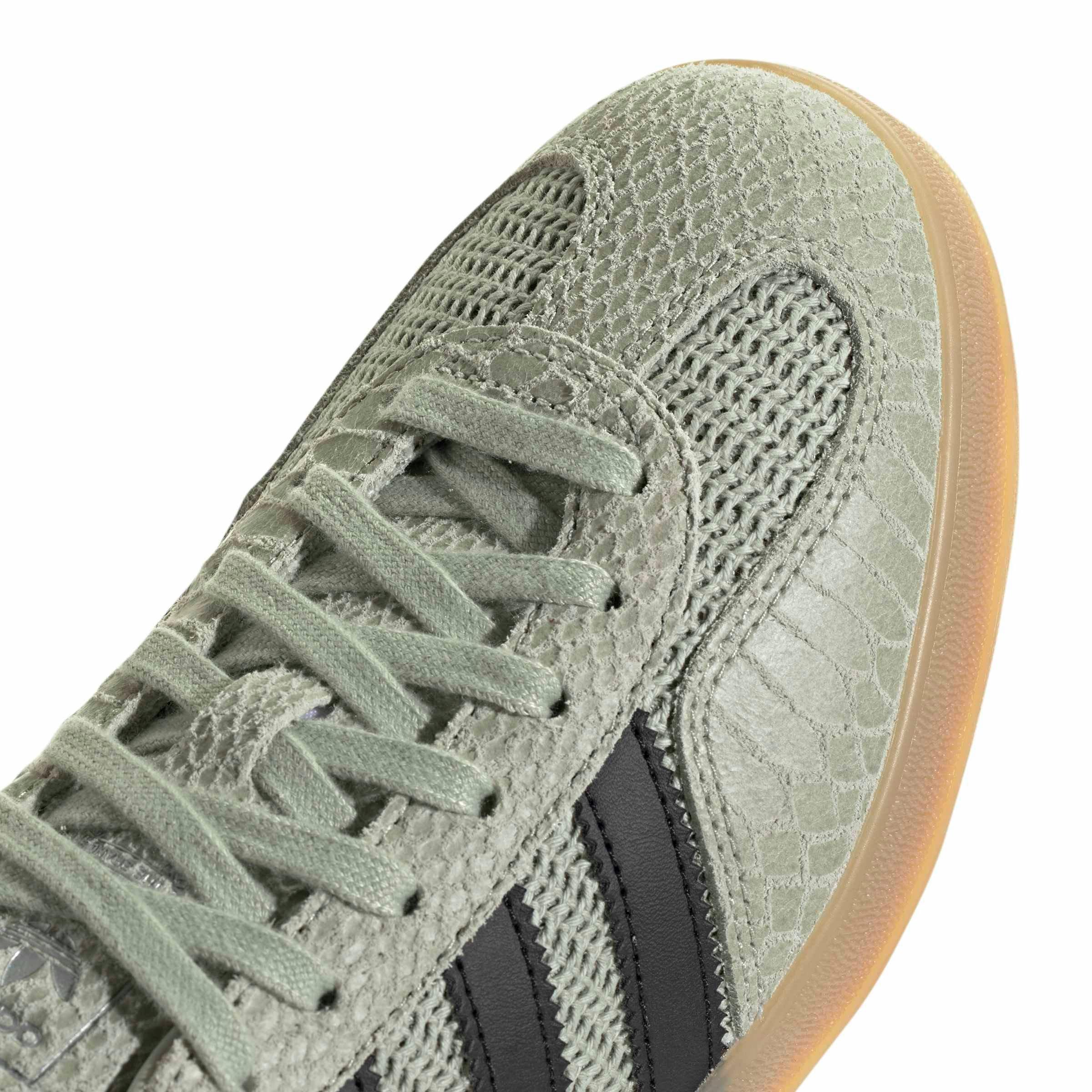 adidas Originals Gazelle Indoor "Halo Green/Core Black/Gum 4" Men's Shoe - GREEN/BLACK/GUM