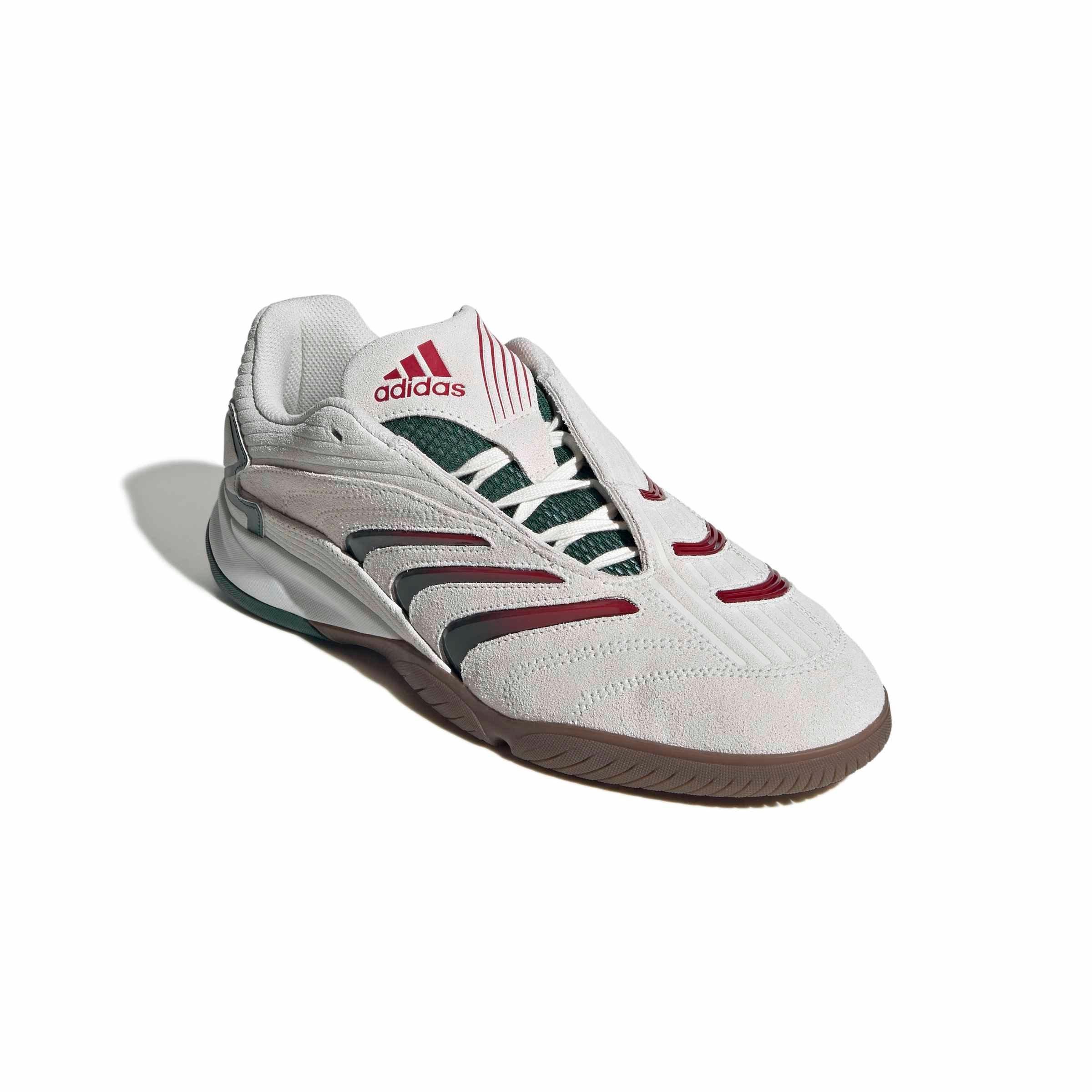 adidas Originals Predator Sala "Core White/Collegiate Green/Ftwr White" Men's Shoe - WHITE/GREEN/WHITE