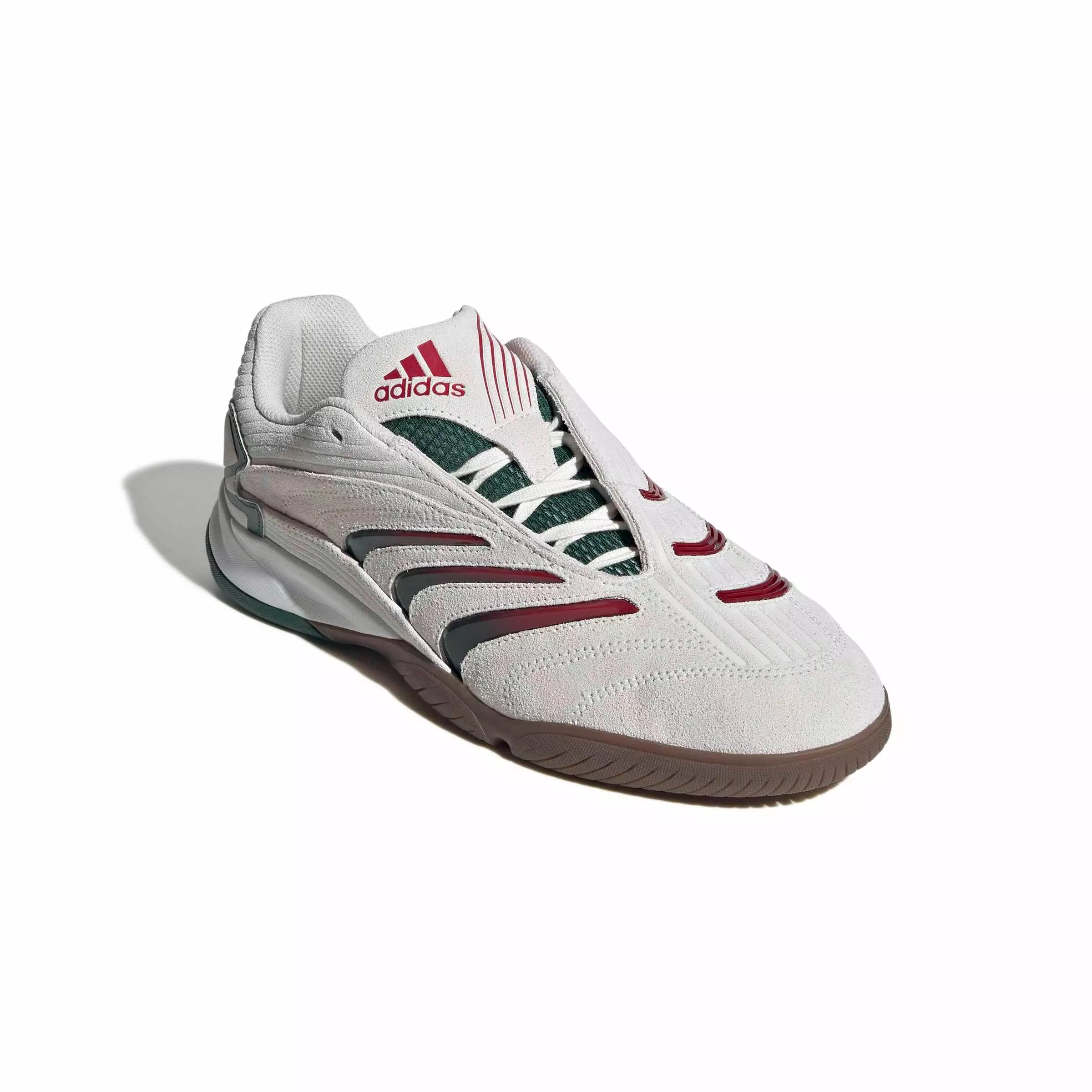 adidas Originals Predator Sala "Core White/Collegiate Green/Ftwr White" Men's Shoe - WHITE/GREEN/WHITE