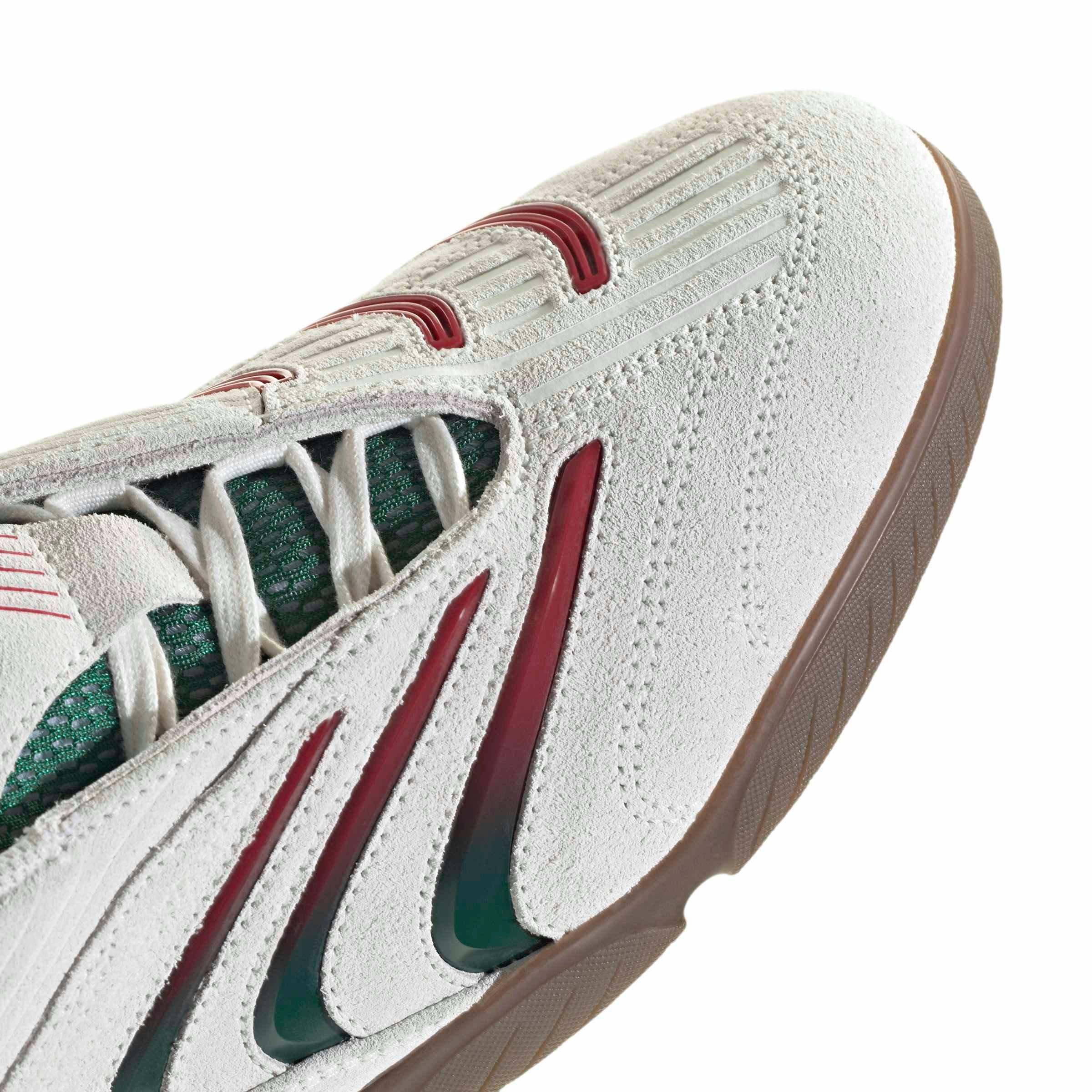 adidas Originals Predator Sala "Core White/Collegiate Green/Ftwr White" Men's Shoe - WHITE/GREEN/WHITE