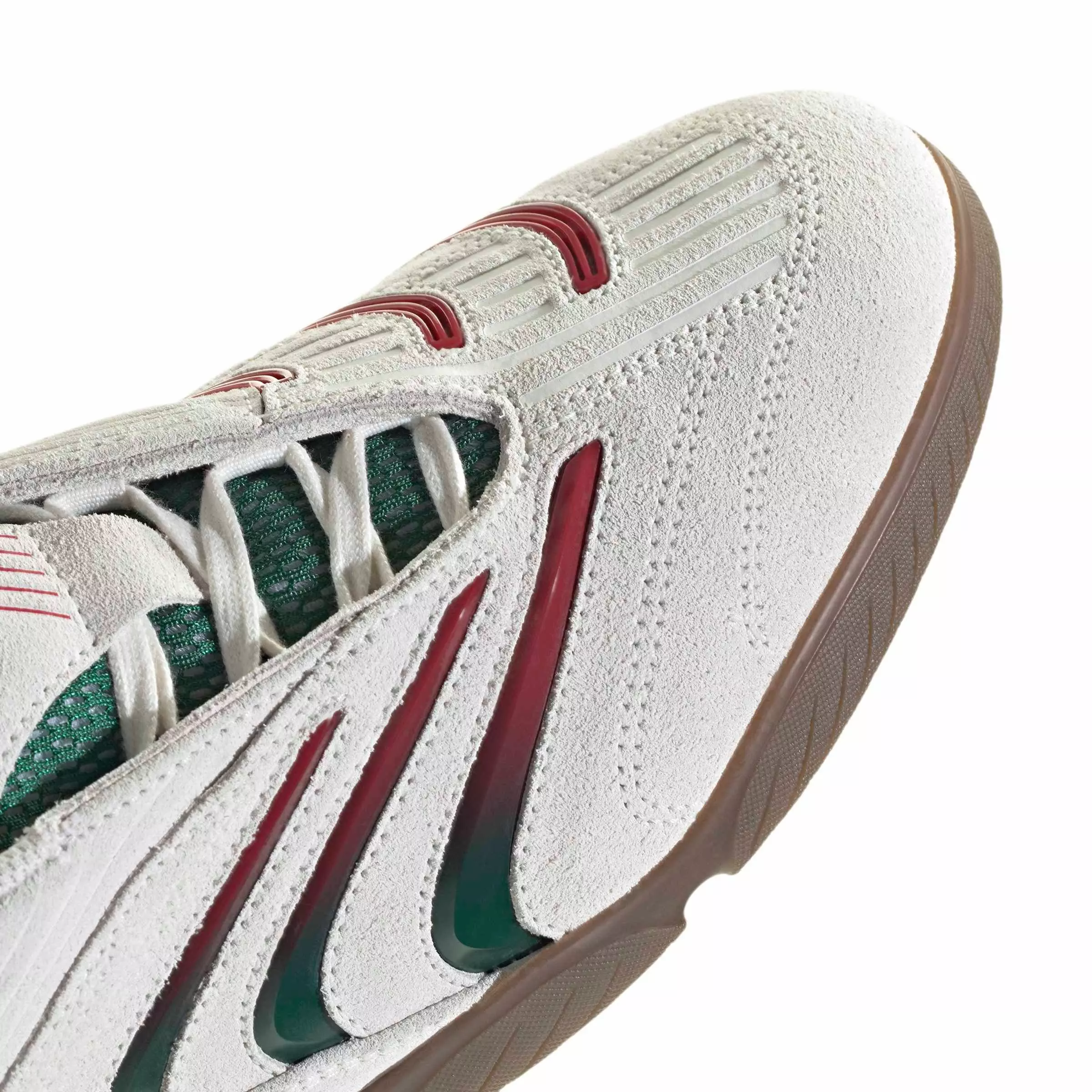 adidas Originals Predator Sala "Core White/Collegiate Green/Ftwr White" Men's Shoe - WHITE/GREEN/WHITE