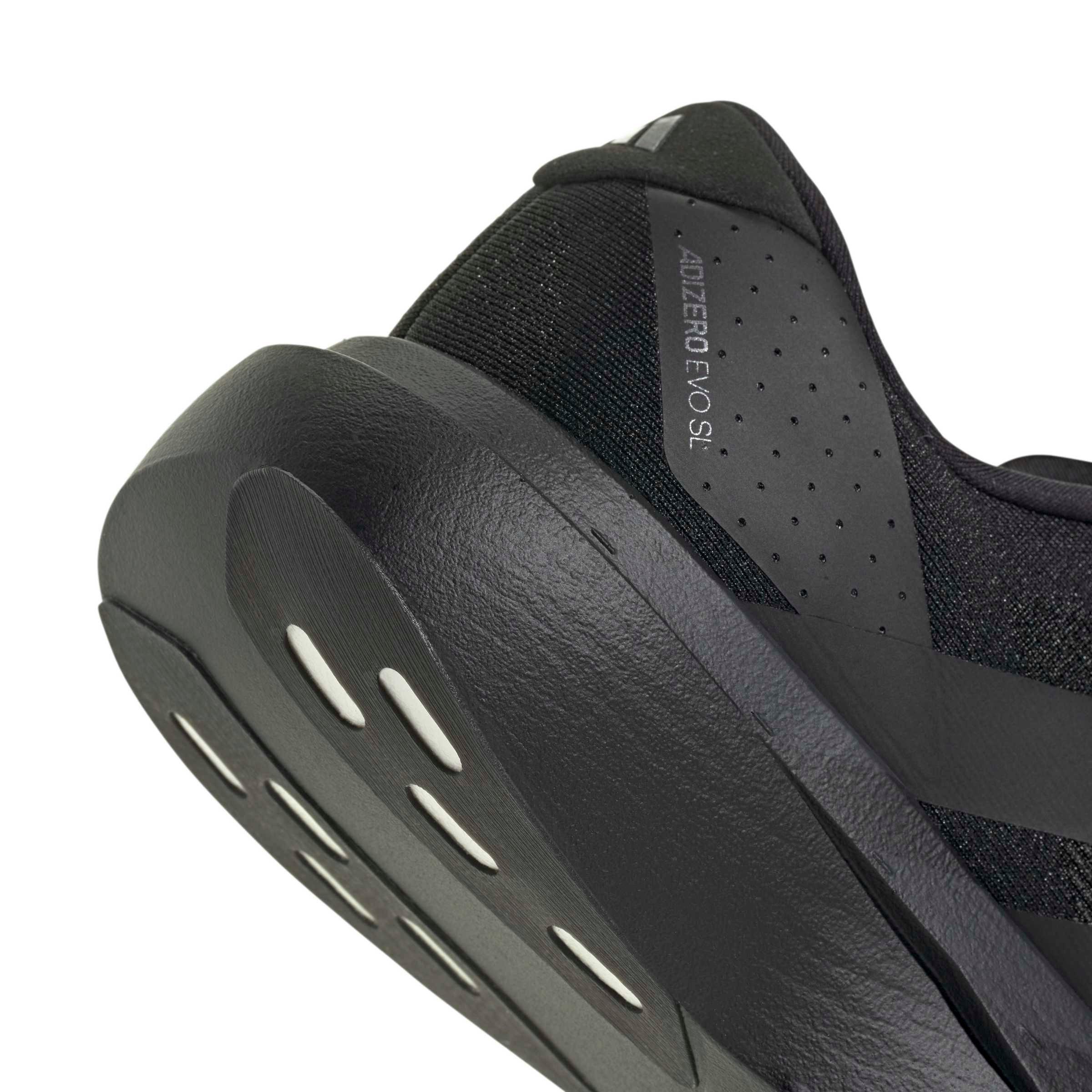 adidas Adizero EVO SL "Core Black/Core Black/Iron Metallic" Men's Running Shoe - BLACK/BLACK/IRON