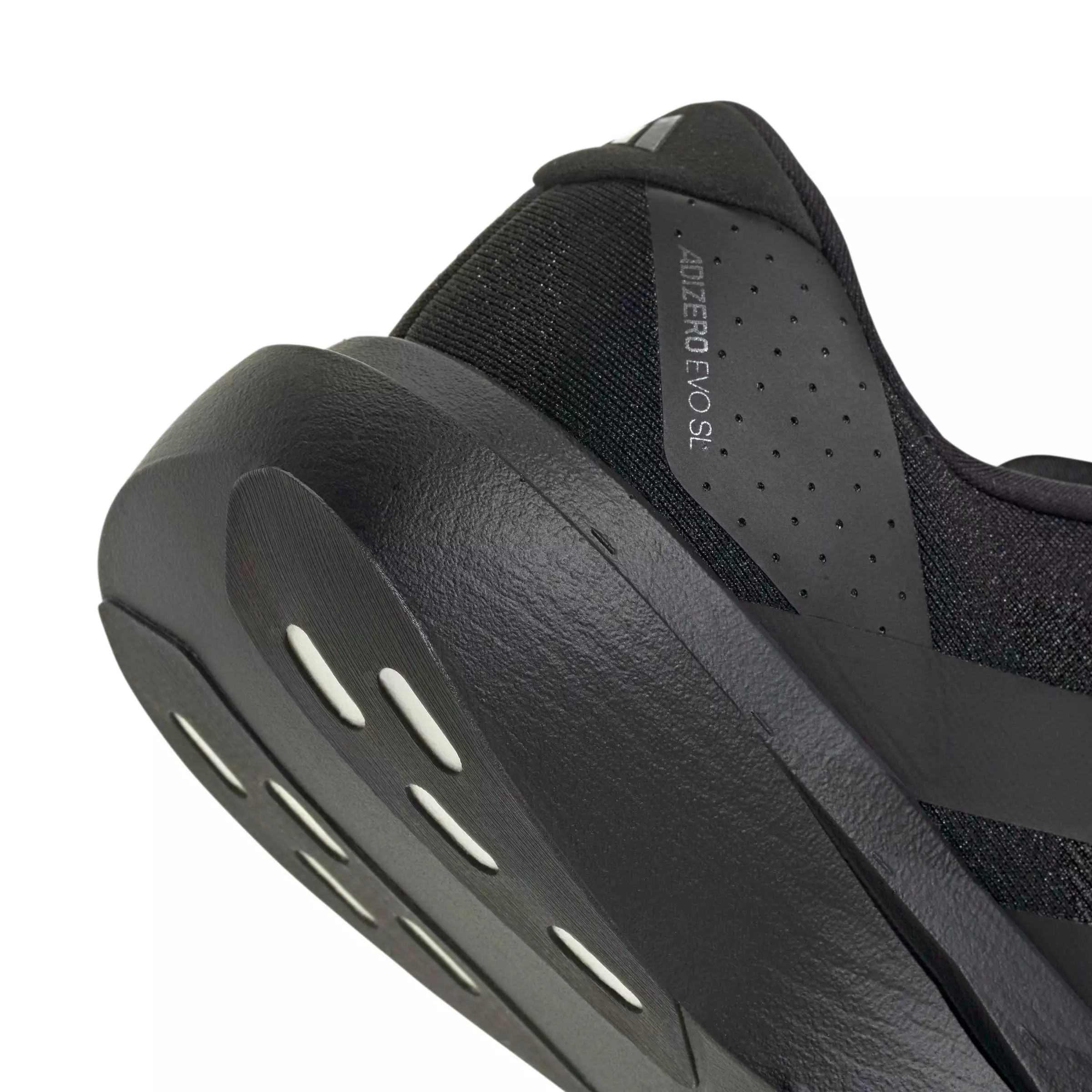 adidas Adizero EVO SL "Core Black/Core Black/Iron Metallic" Men's Running Shoe - BLACK/BLACK/IRON