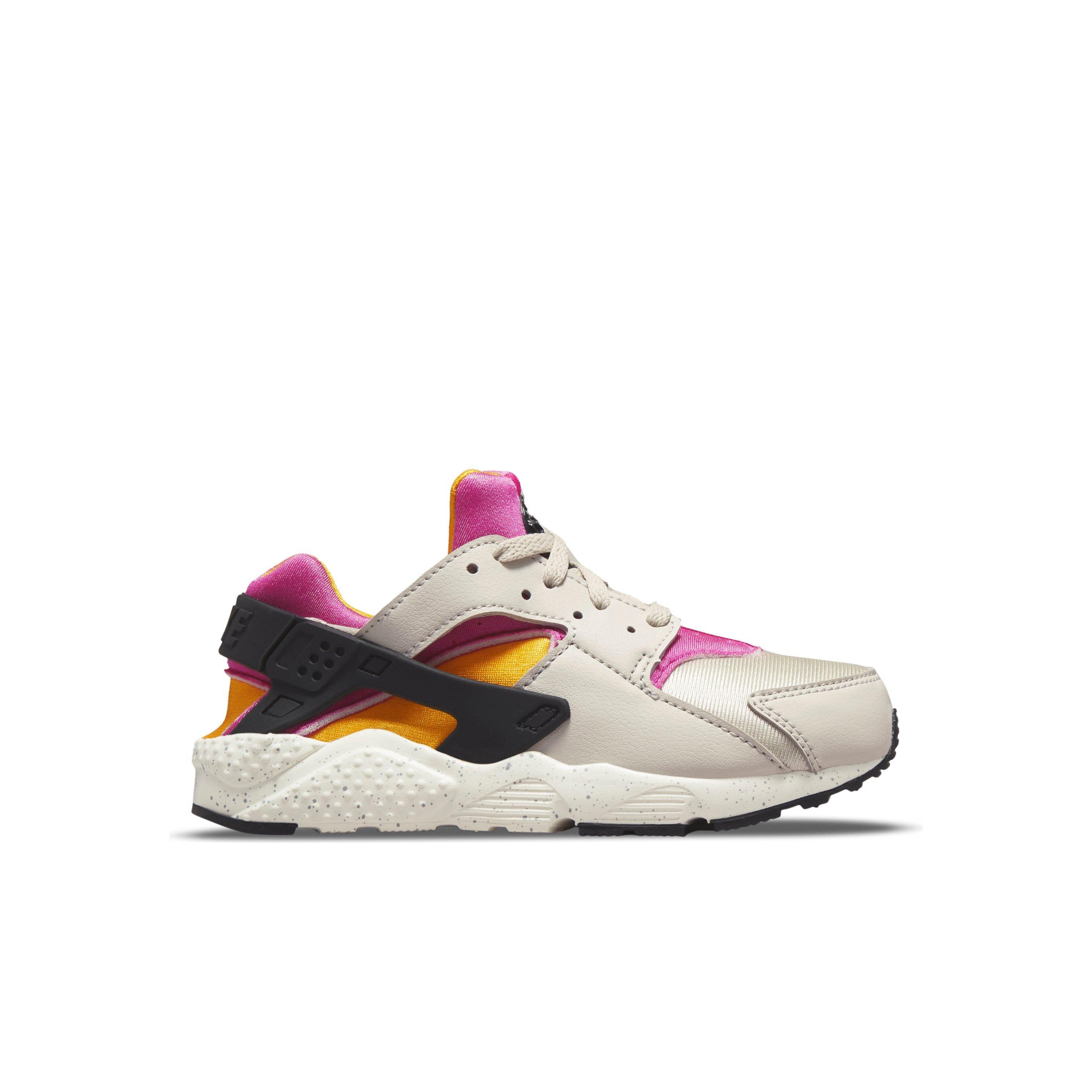 huaraches white and pink