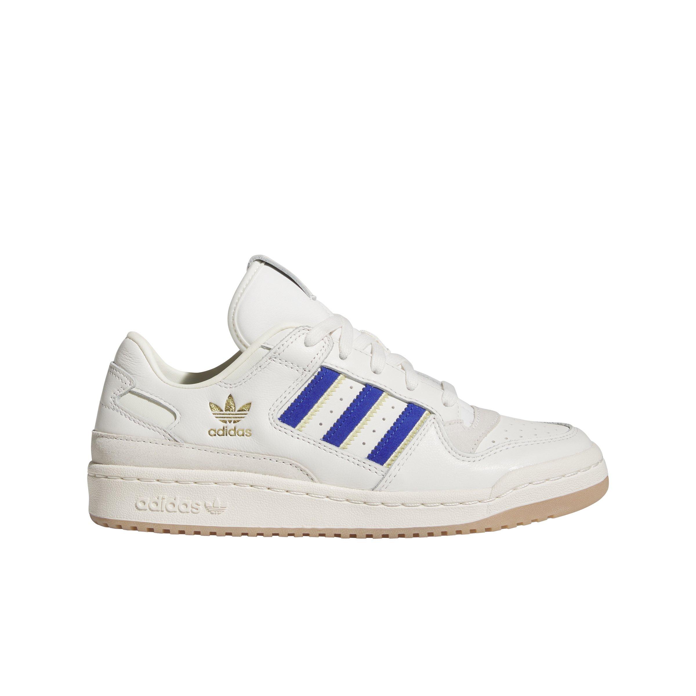 adidas Forum Low Cl "Cloud White/Team Royal Blue/Almost Yellow" Women's Shoe - WHITE/ROYAL/YELLOW