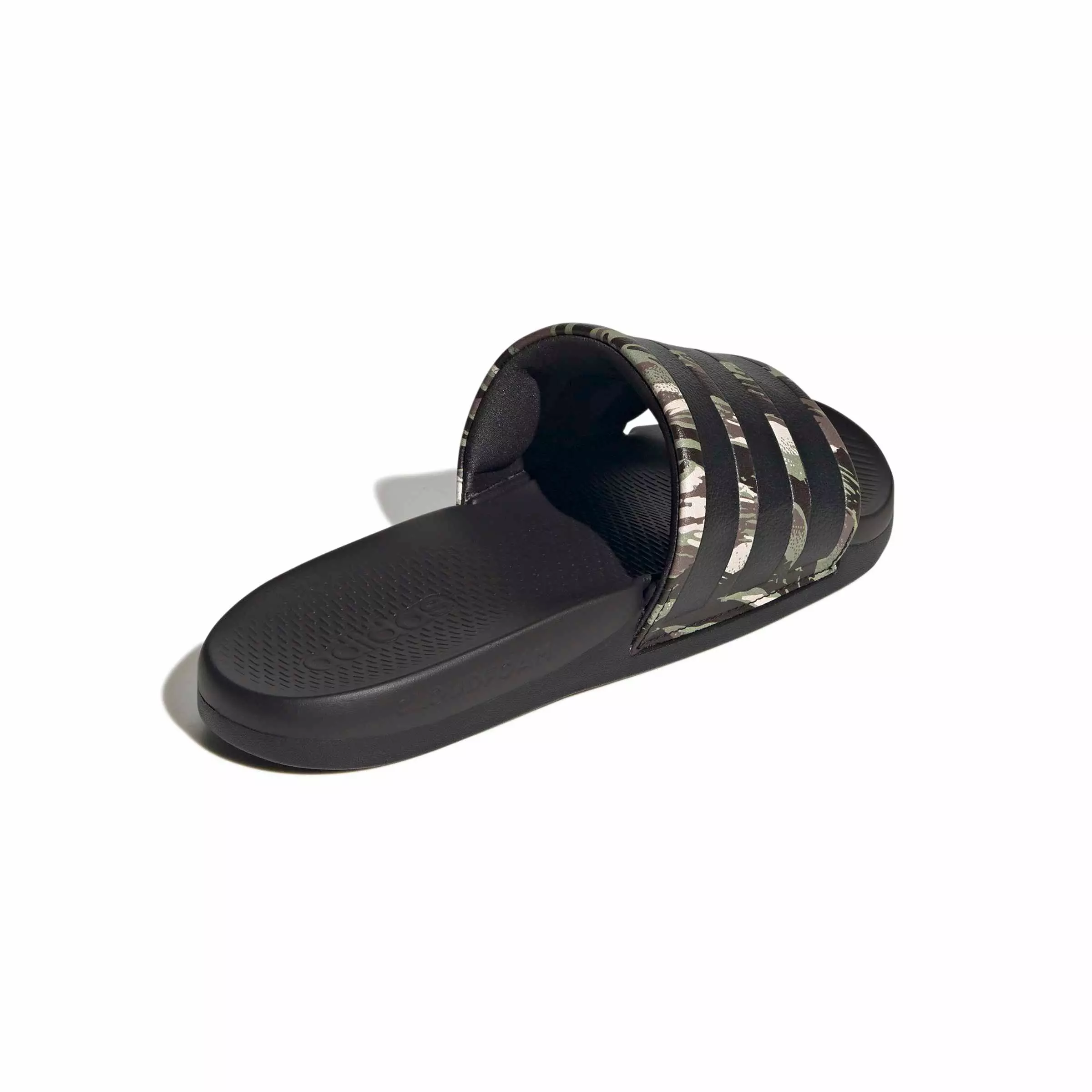 adidas Adilette Comfort 2.0 "Core Black/Core Black/Aurora Coffee" Men's Slide - BLACK/BLACK/COFFEE