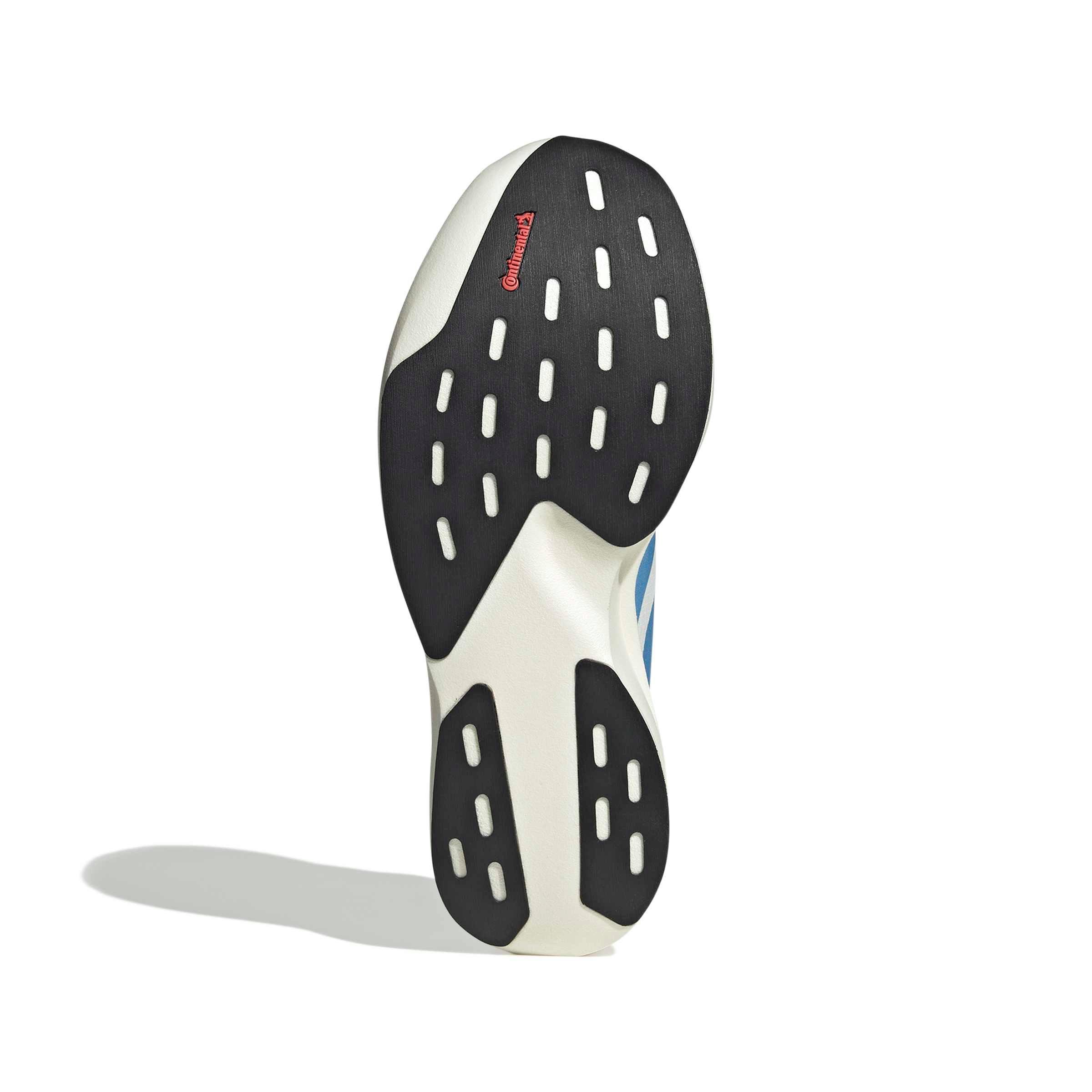 adidas Adizero EVO SL "Off White/Light Blue/Bright Red" Men's Running Shoe - OFF WHITE/LT BLUE/RED