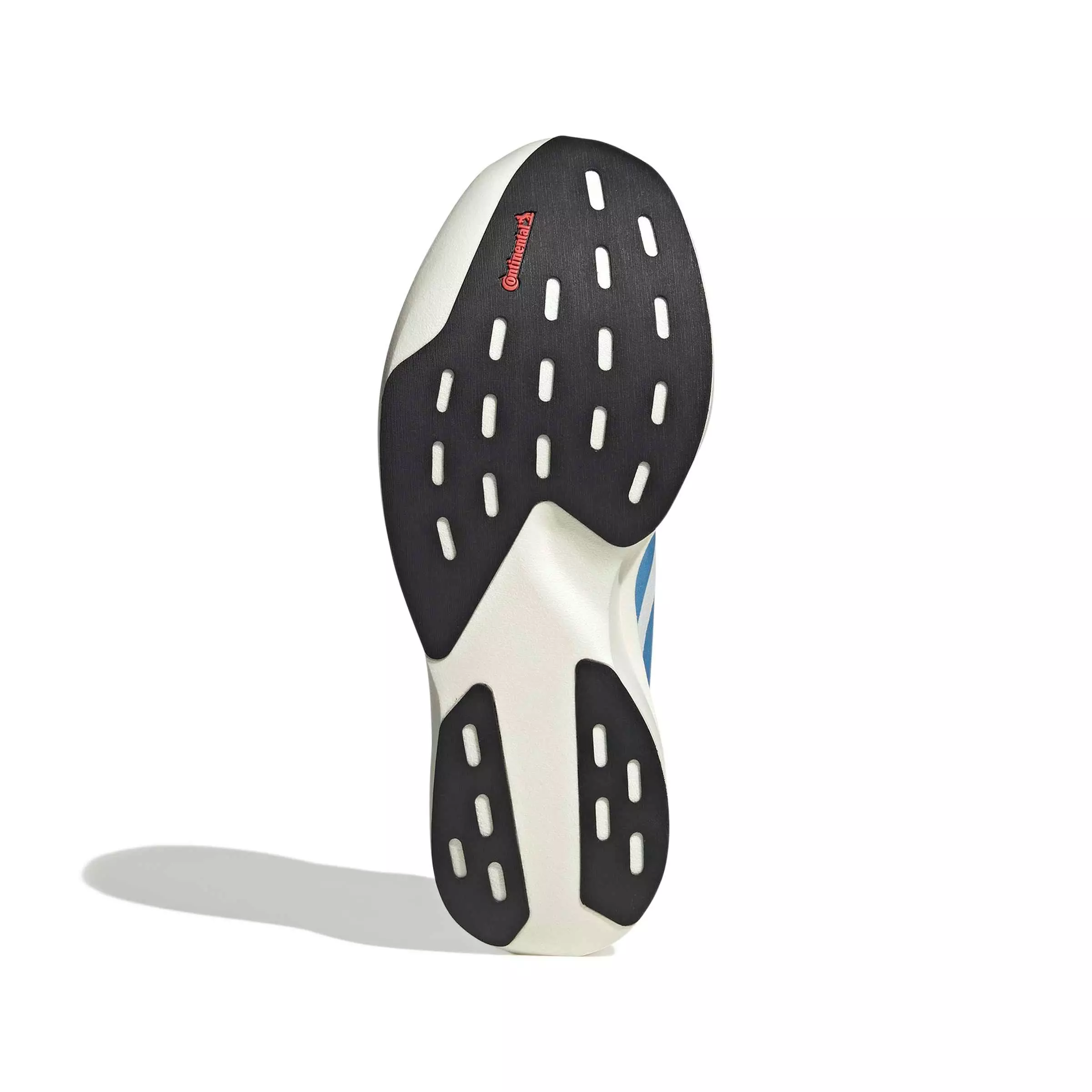 adidas Adizero EVO SL "Off White/Light Blue/Bright Red" Men's Running Shoe - OFF WHITE/LT BLUE/RED
