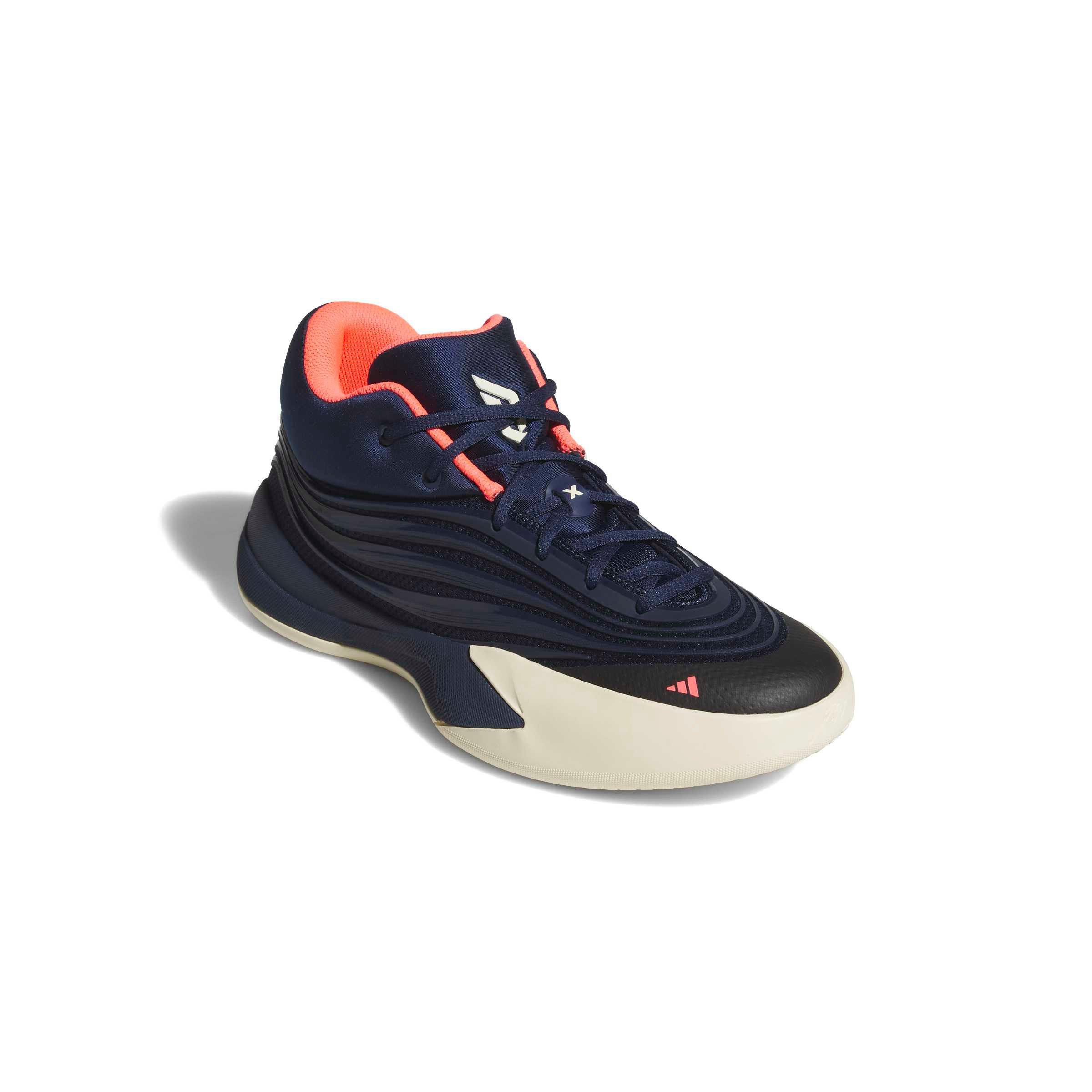 adidas Dame X "Night Indigo/Warm Vanilla/Solar Turbo" Men's Basketball Shoe - INDIGGO/VANILLA/TURBO