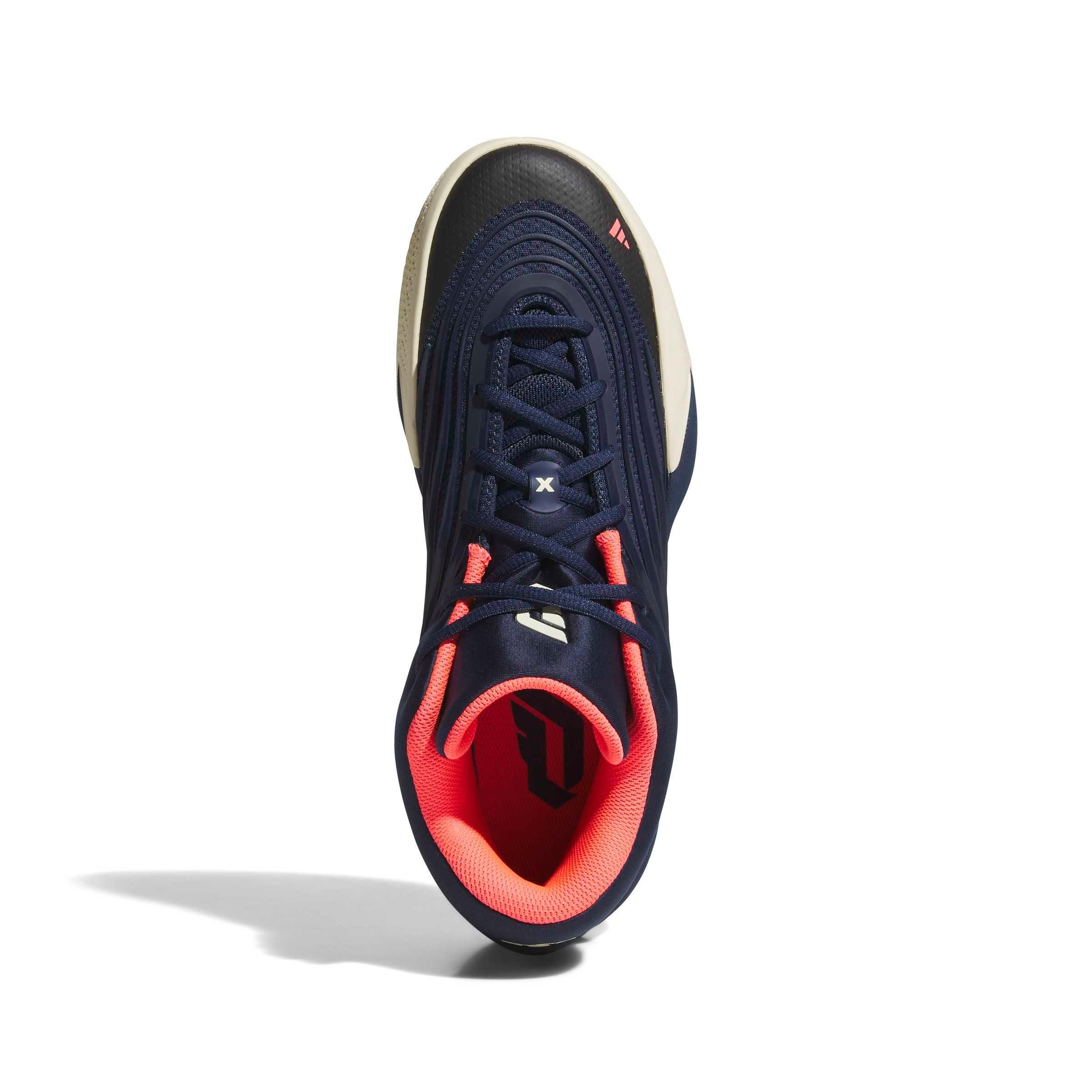 adidas Dame X "Night Indigo/Warm Vanilla/Solar Turbo" Men's Basketball Shoe - INDIGGO/VANILLA/TURBO