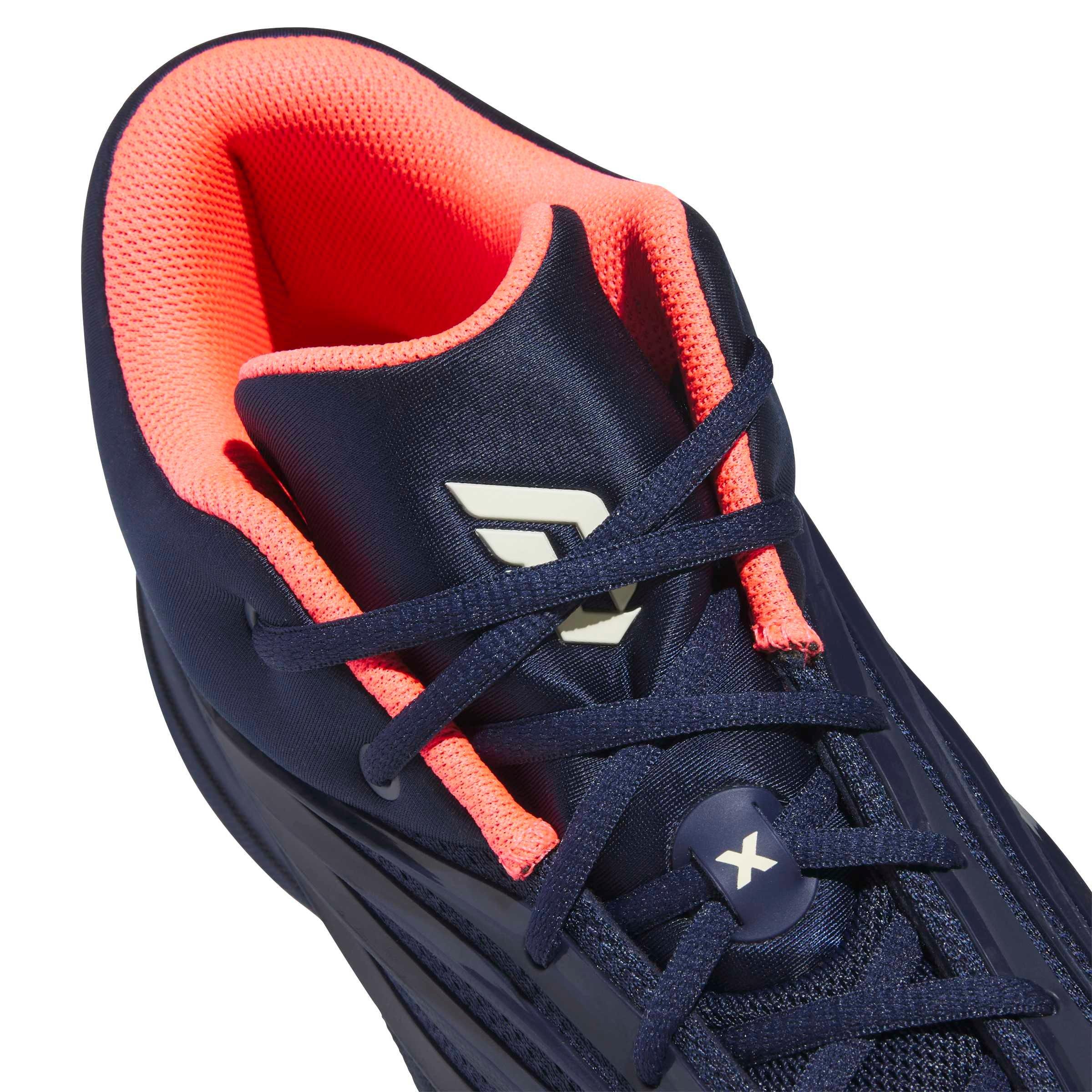 adidas Dame X "Night Indigo/Warm Vanilla/Solar Turbo" Men's Basketball Shoe - INDIGGO/VANILLA/TURBO