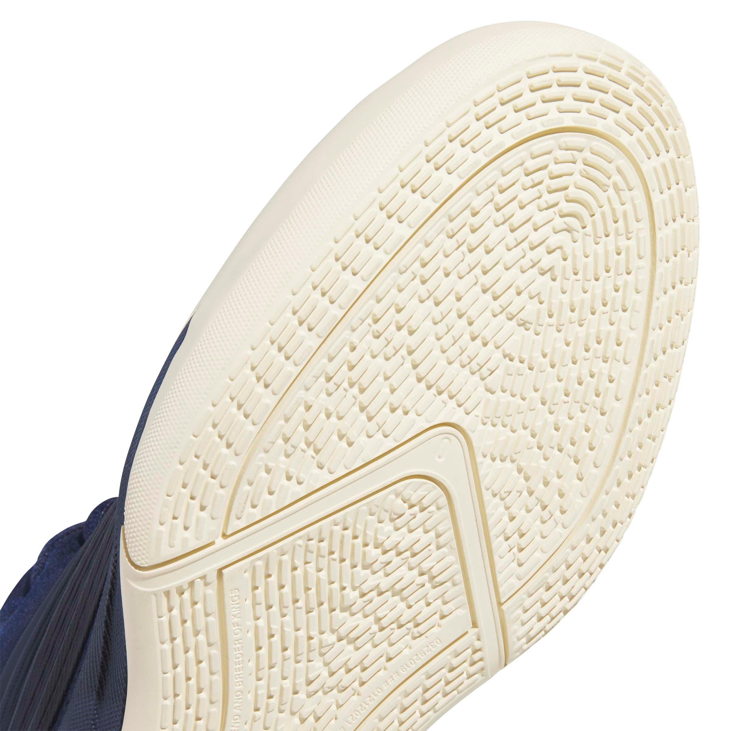 adidas Dame X "Night Indigo/Warm Vanilla/Solar Turbo" Men's Basketball Shoe - INDIGGO/VANILLA/TURBO