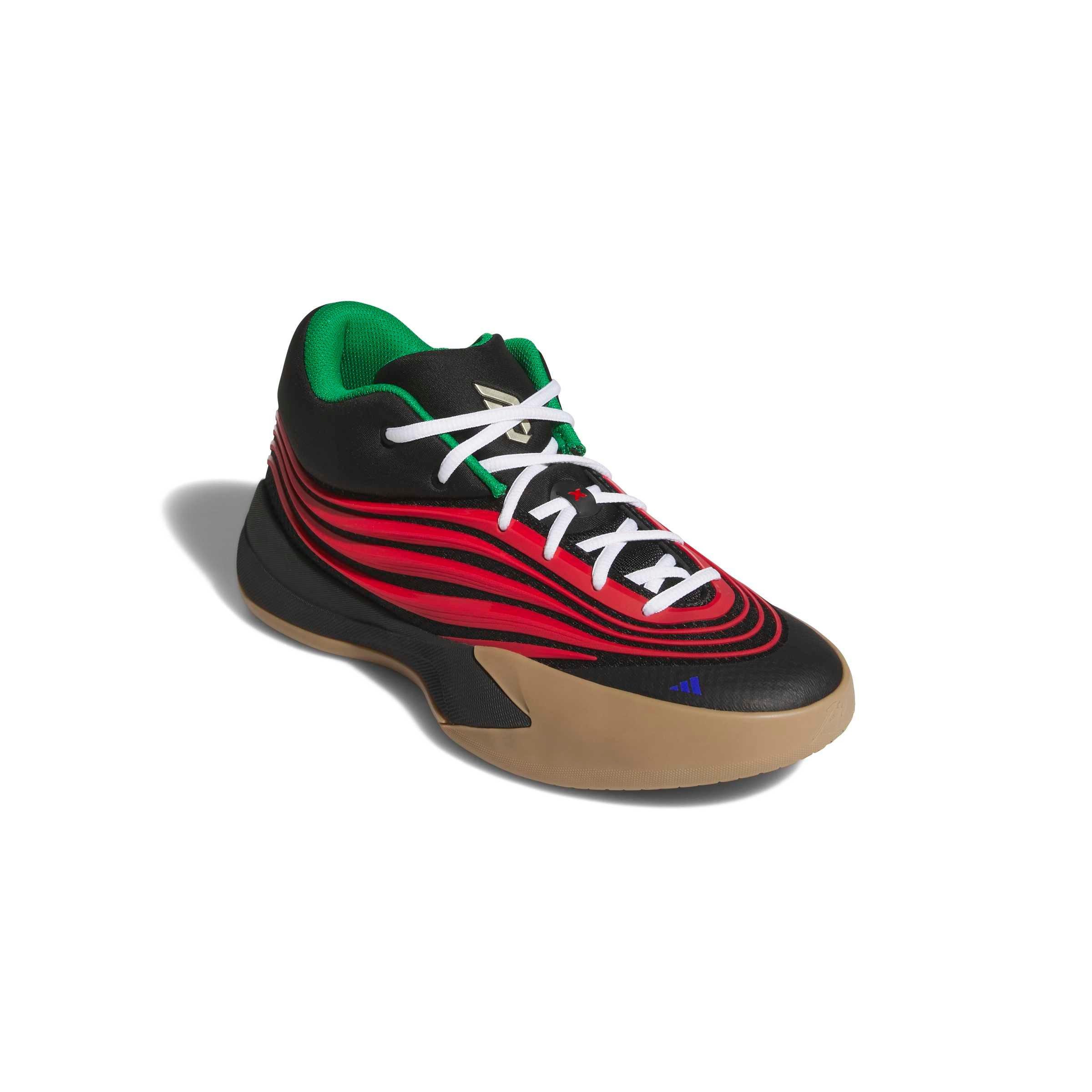 adidas Dame X "Core Black/Pure Ruby/Gum 4" Men's Basketball Shoe - BLACK/RUBY/GUM