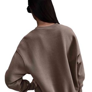 Nike Women's Sportswear Phoenix Fleece Oversized Crewneck Sweatshirt - Brown