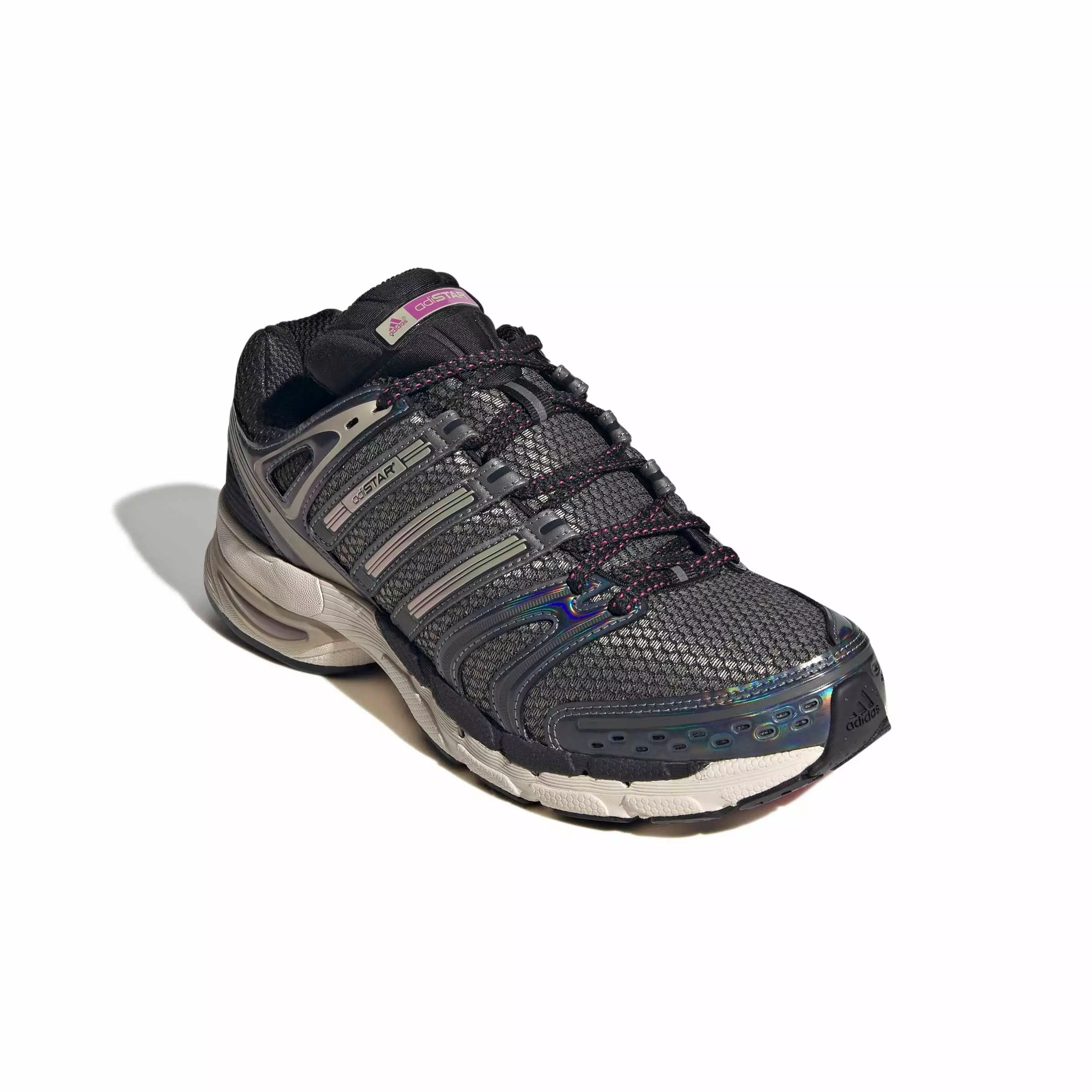 adidas Originals Adistar Control 5 "Core Black/Khaki Three/Semi Lucid Fuchsia" Men's Shoe - BLACK/KHAKI/FUCHSIA