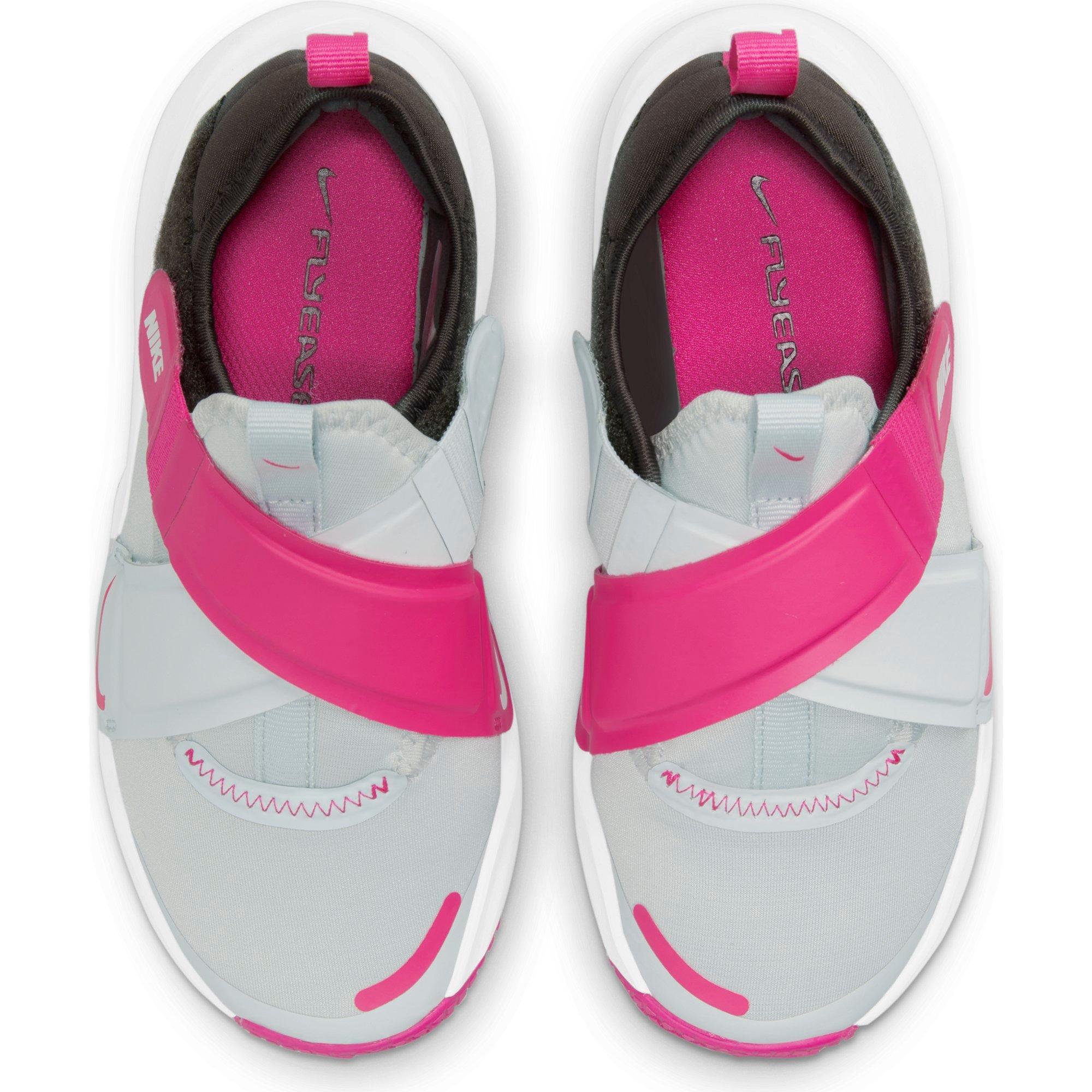 Nike Flex Advance "Pure Platinum/Pink Prime/Sangria" Preschool Boys' Running Shoe - GREY Thumbnail View 4